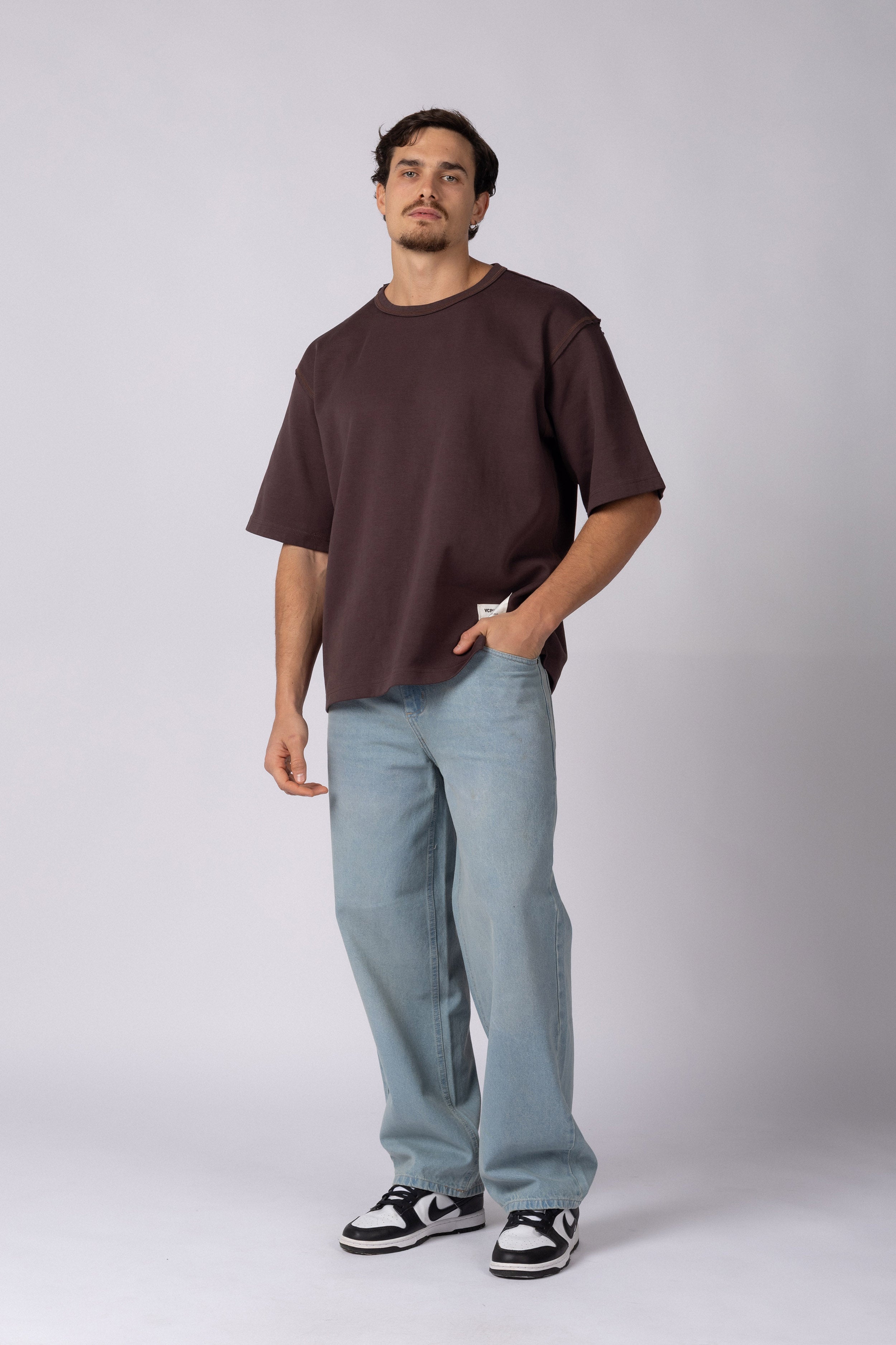 Remera Over Kold Choco