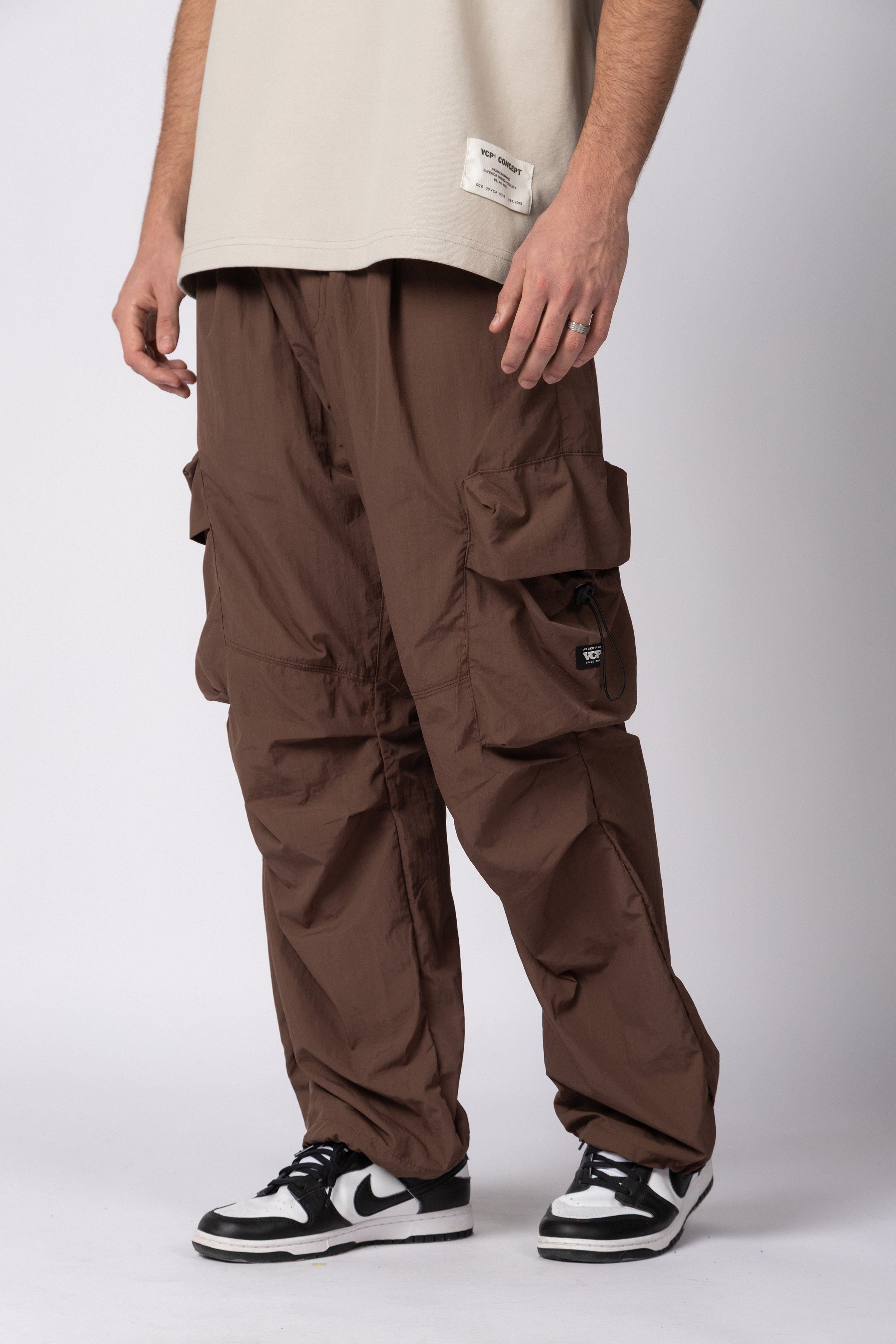 Pantalon Cargo Baggy Hardy Choco