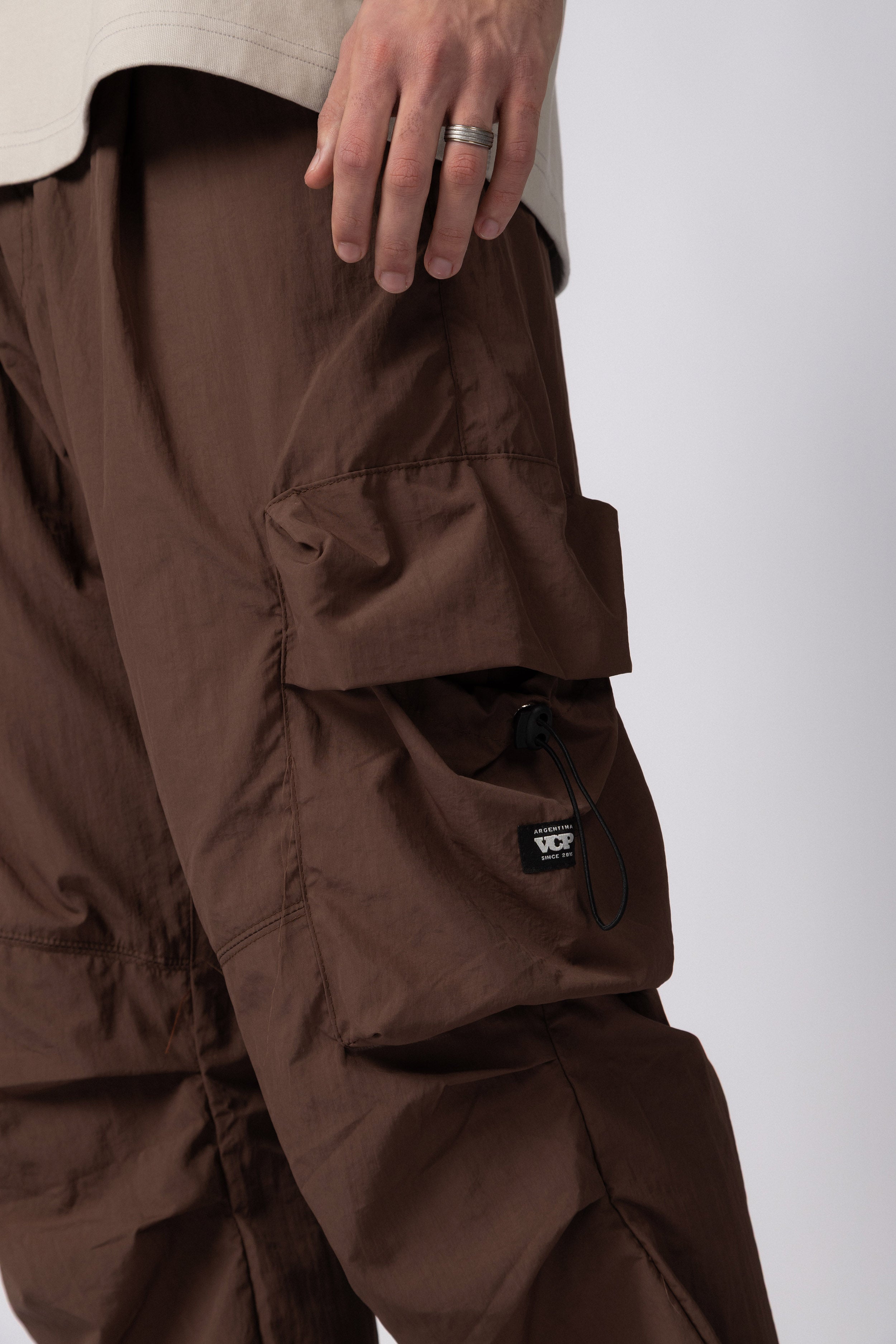 Pantalon Cargo Baggy Hardy Choco