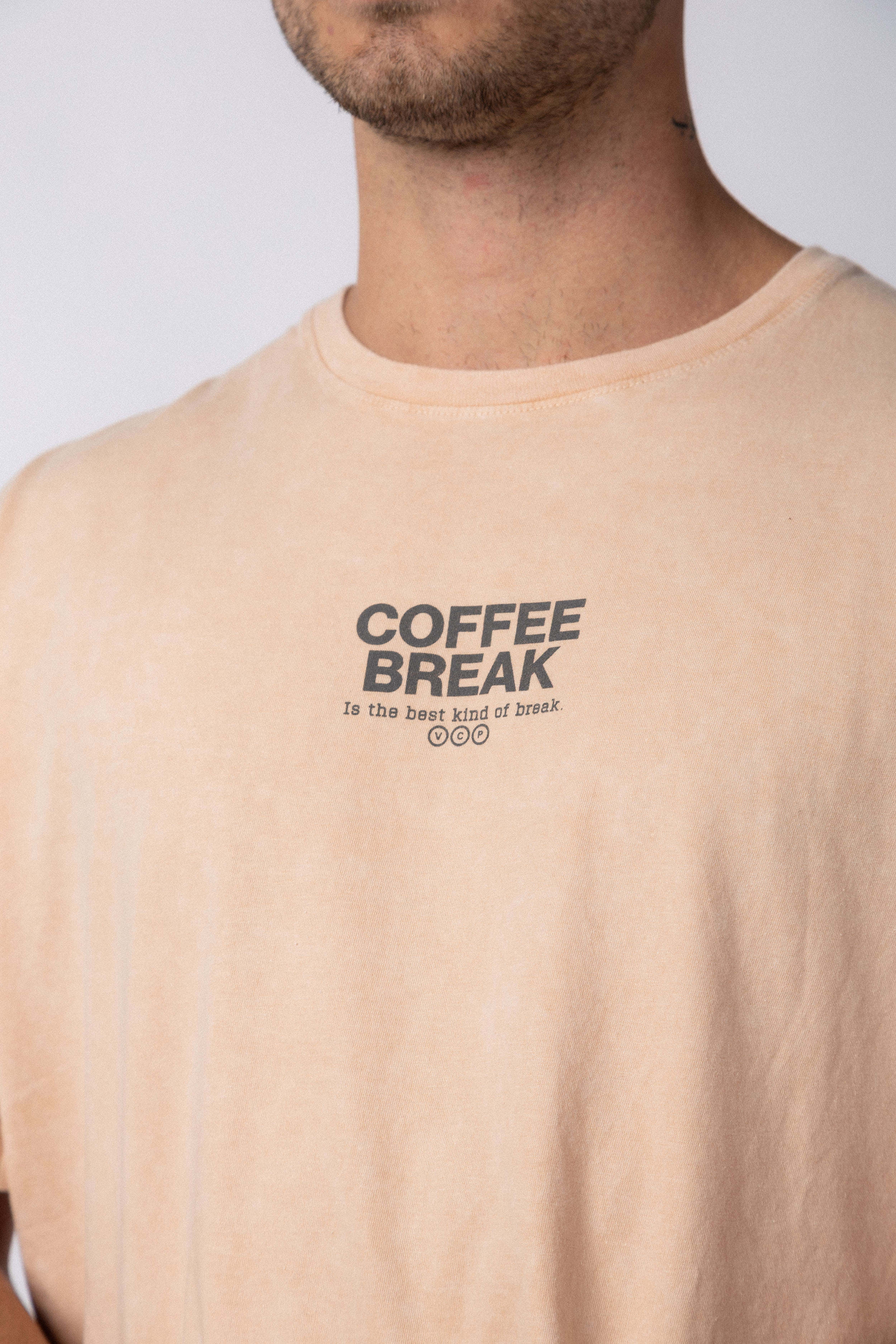 Remera DB Coffee Beige