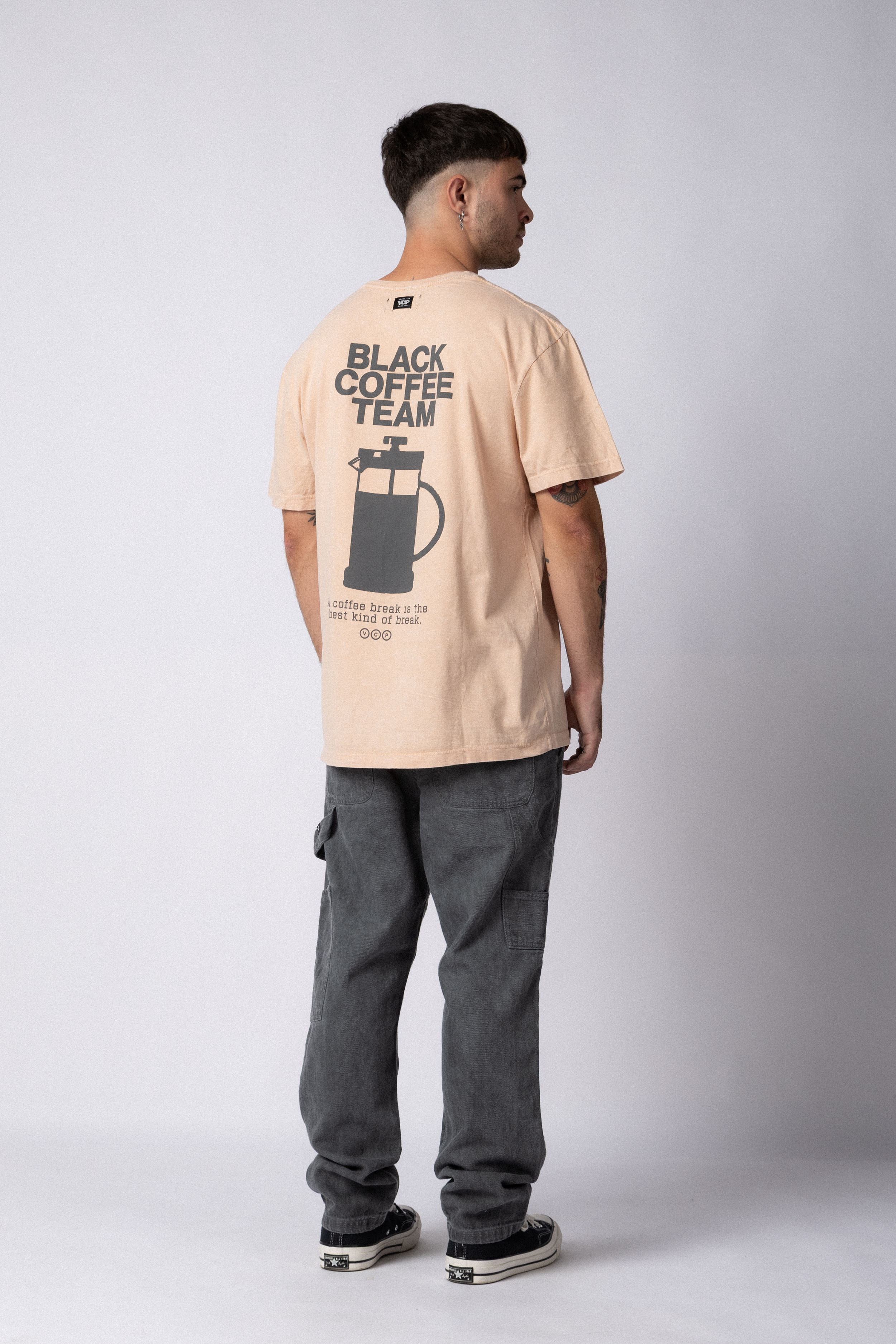 Remera DB Coffee Beige