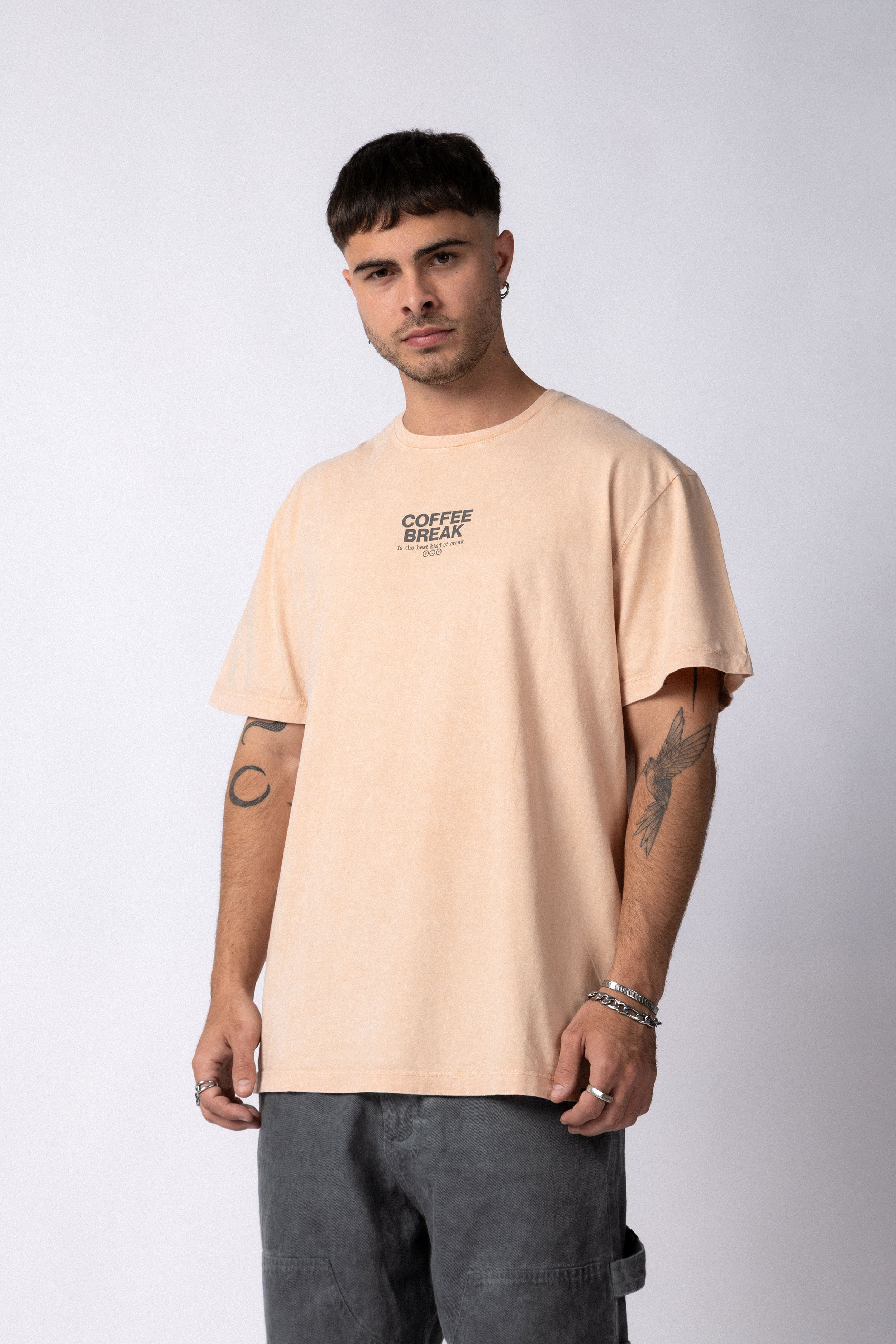 Remera DB Coffee Beige