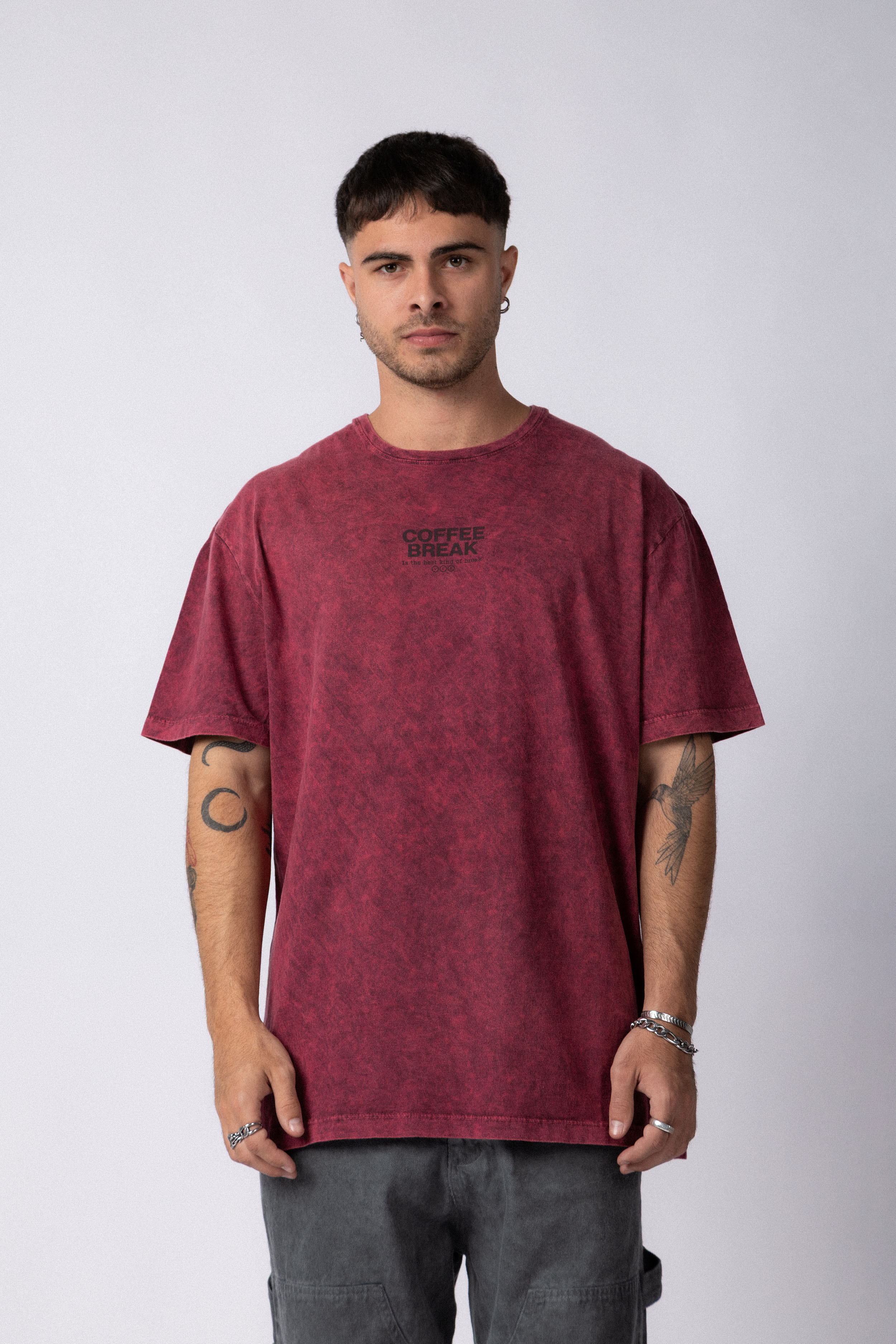 Remera DB Coffee Bordo