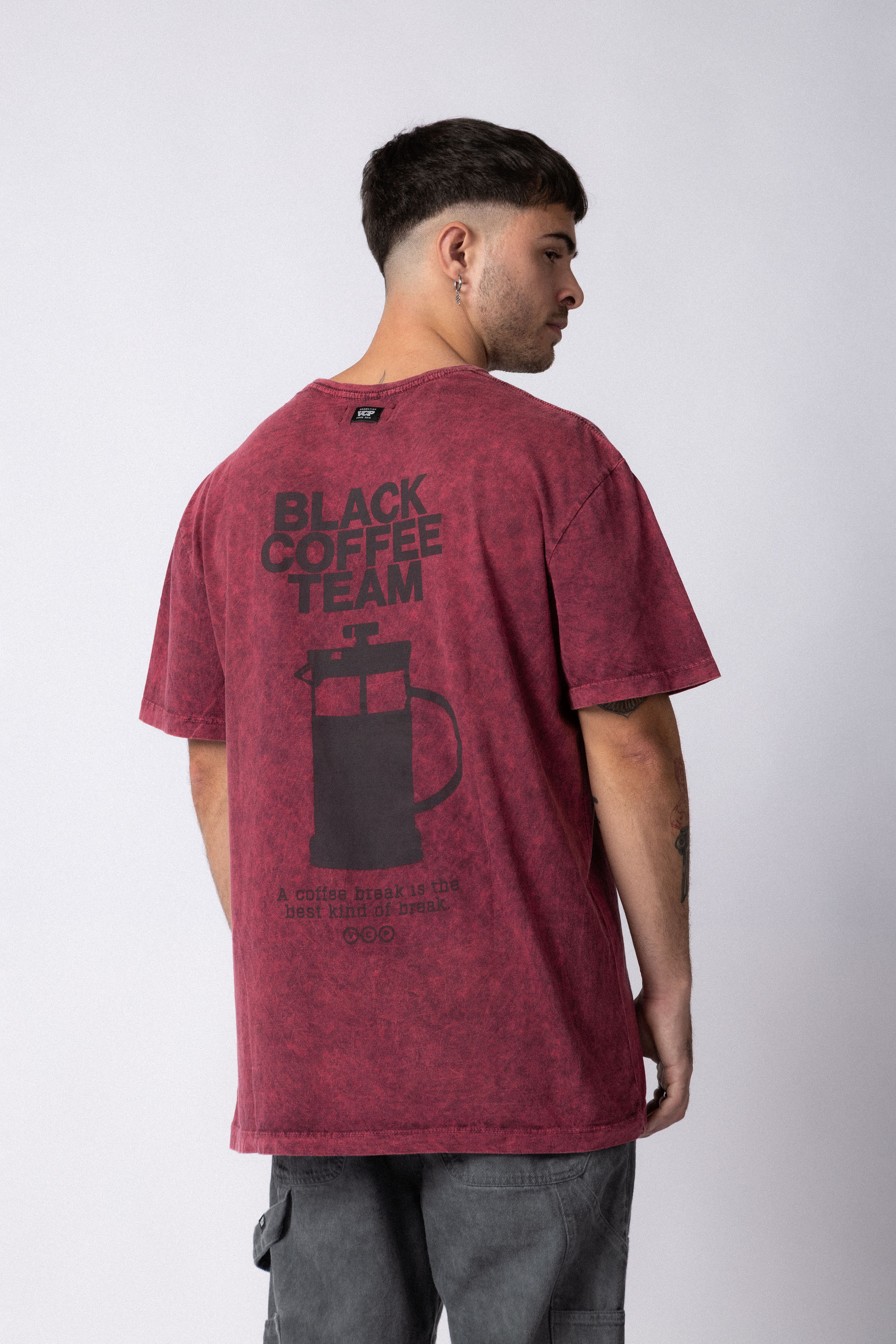 Remera DB Coffee Bordo