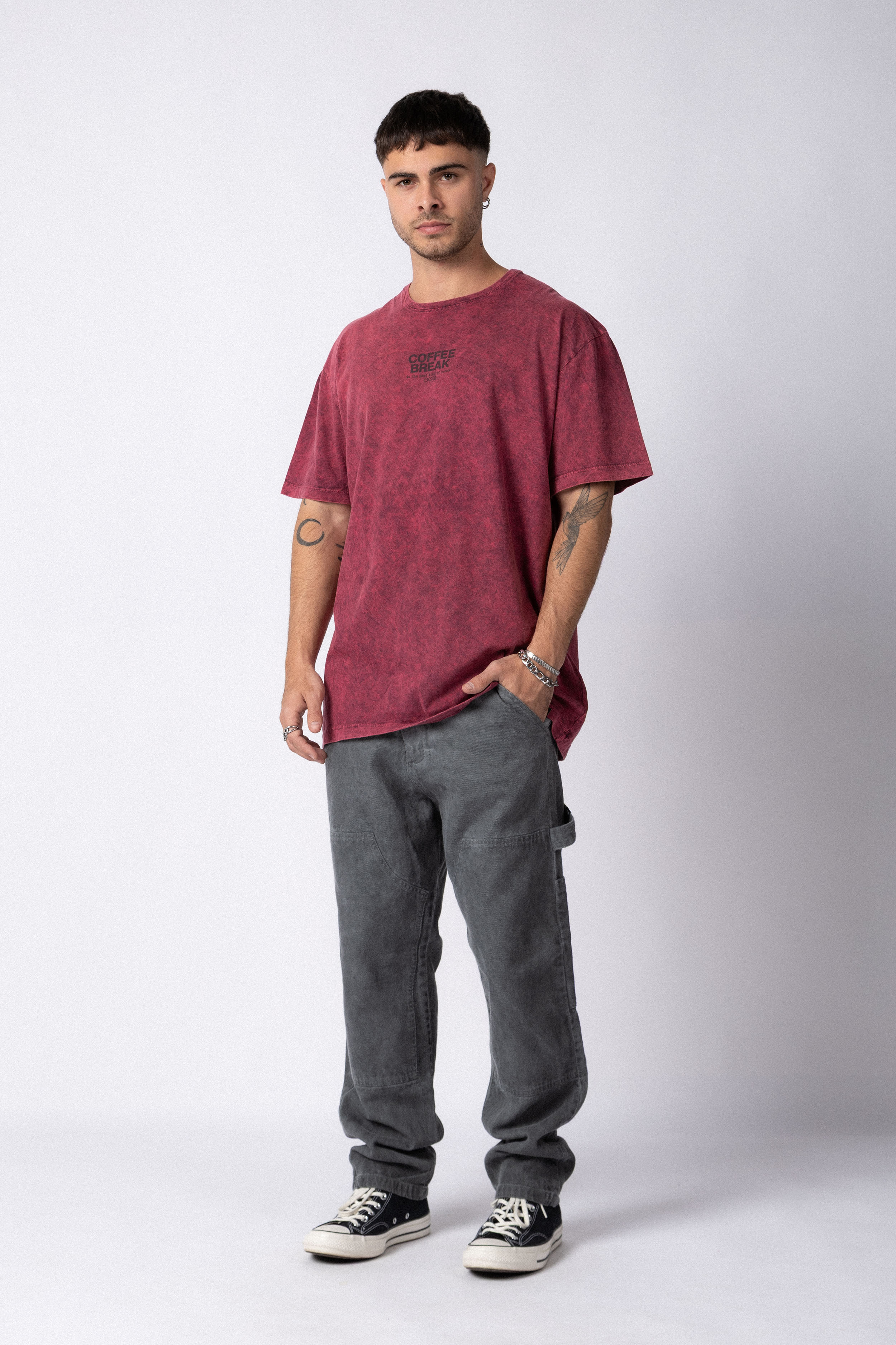 Remera DB Coffee Bordo