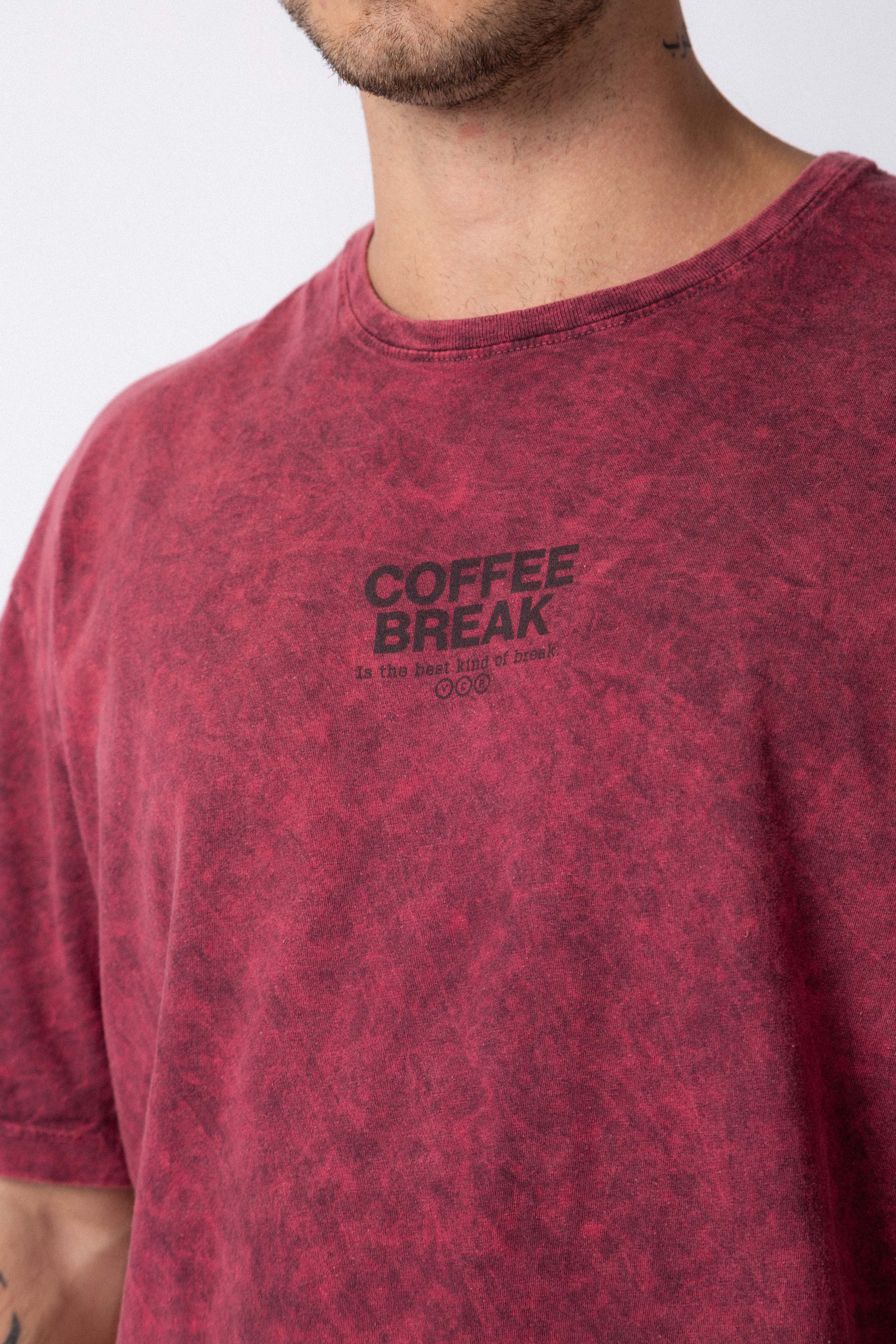 Remera DB Coffee Bordo