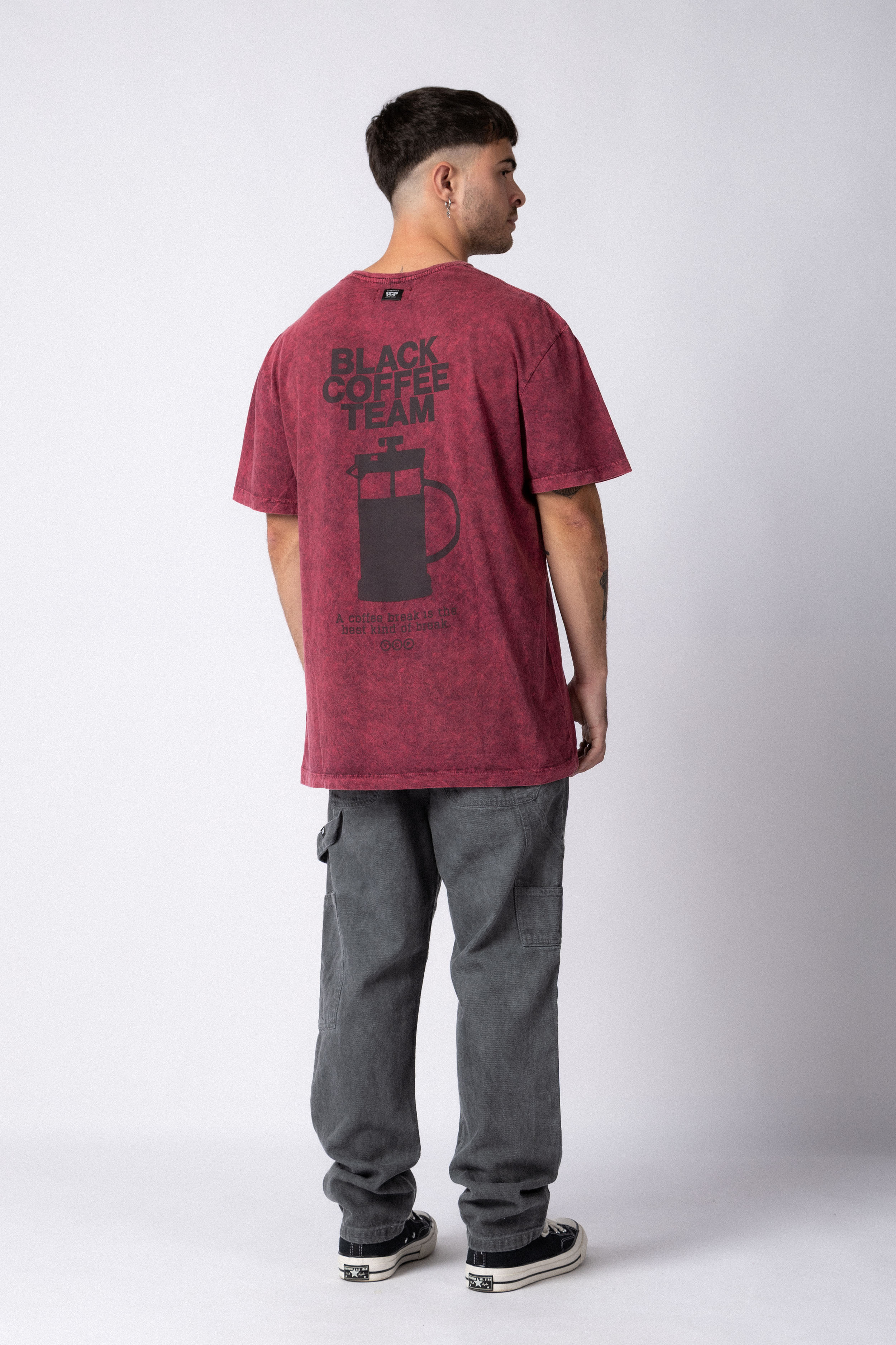 Remera DB Coffee Bordo