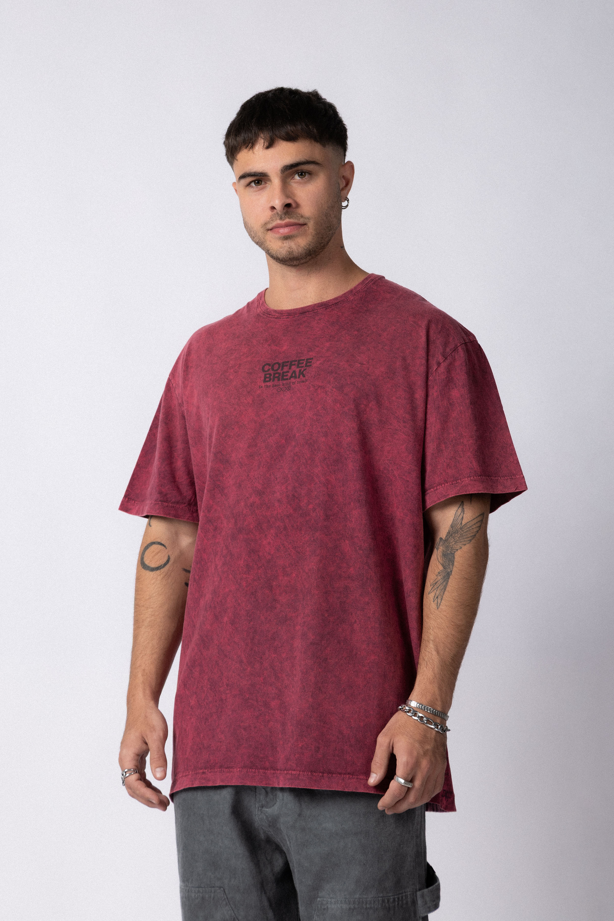 Remera DB Coffee Bordo