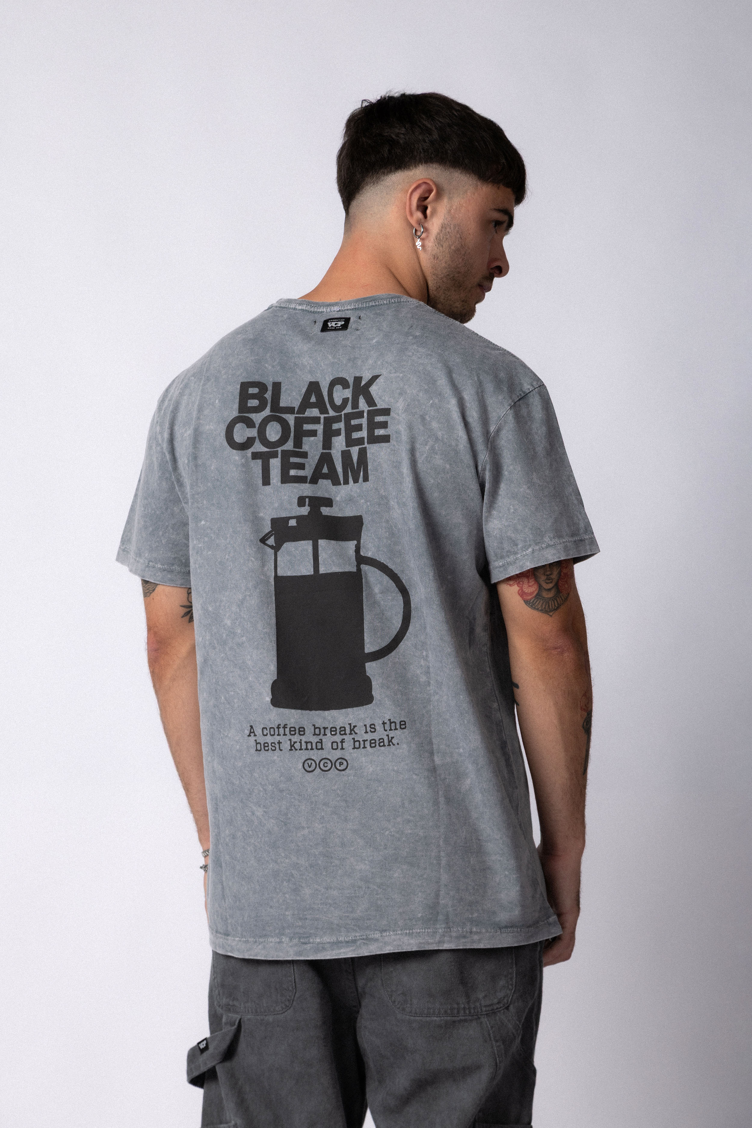 Remera DB Coffee Gris