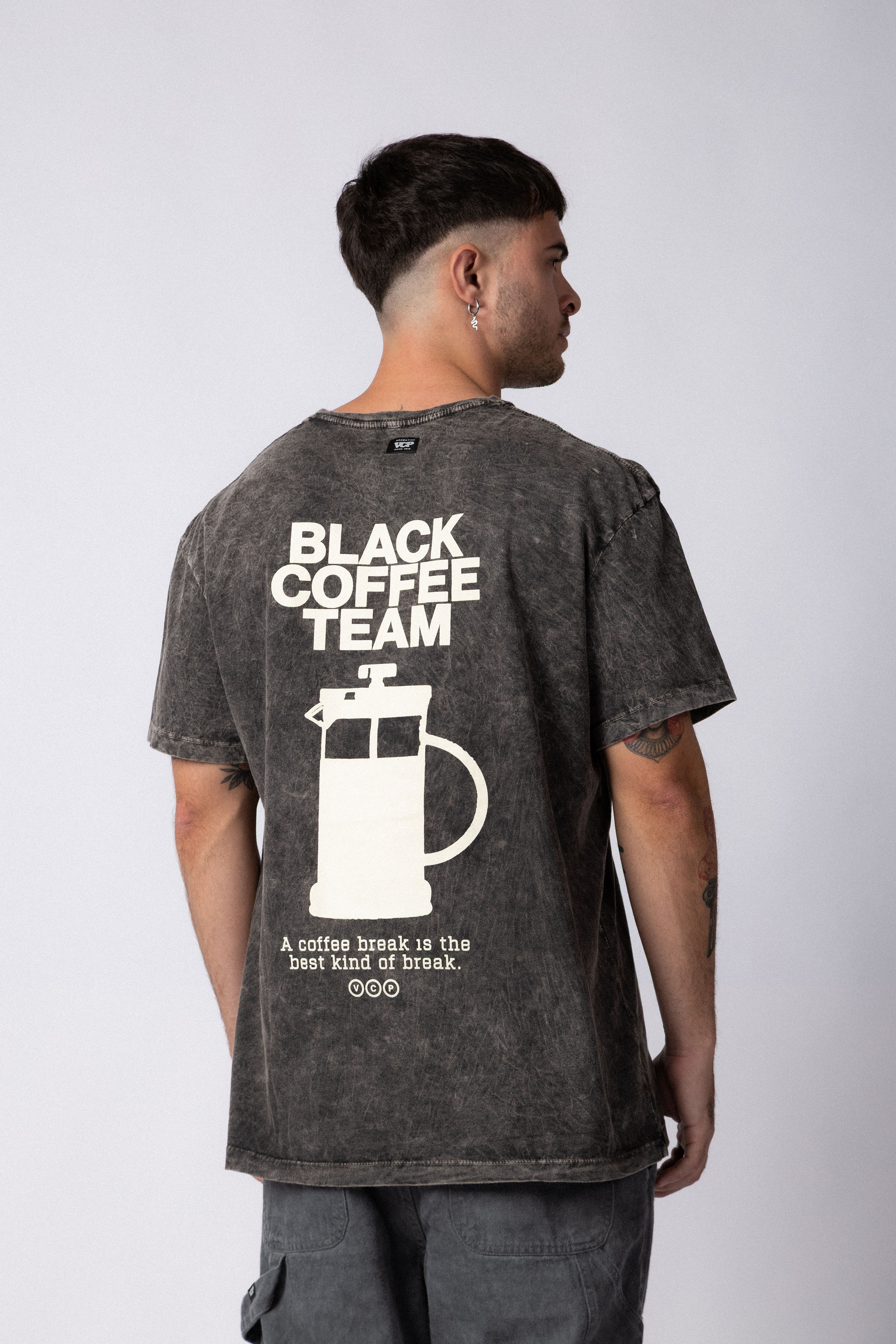Remera DB Coffee Negra