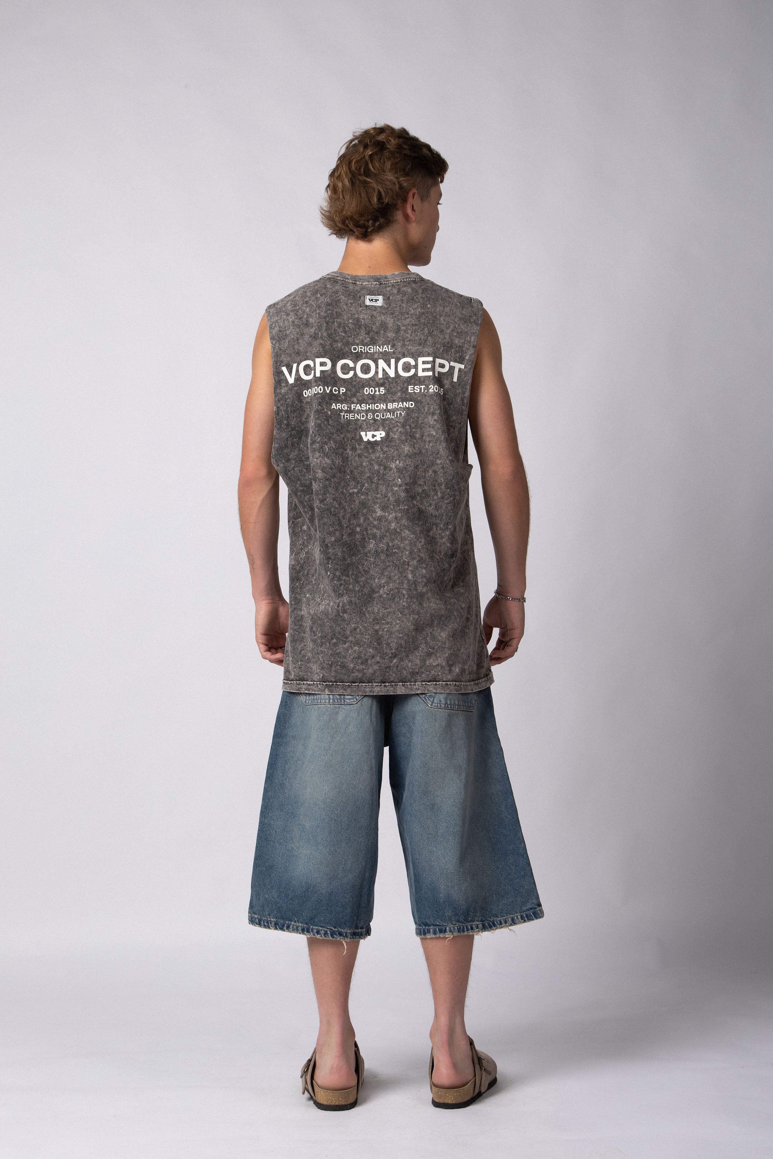 Musculosa Sudadera VF Conception Negra