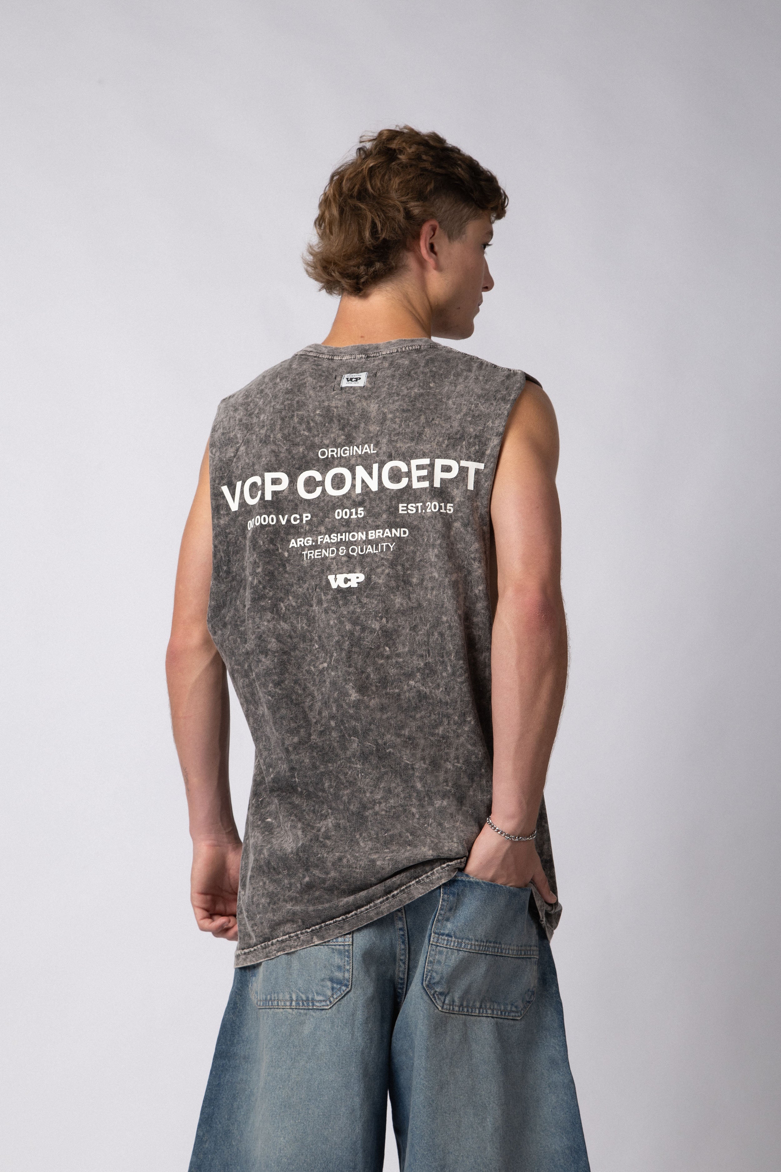 Musculosa Sudadera VF Conception Negra