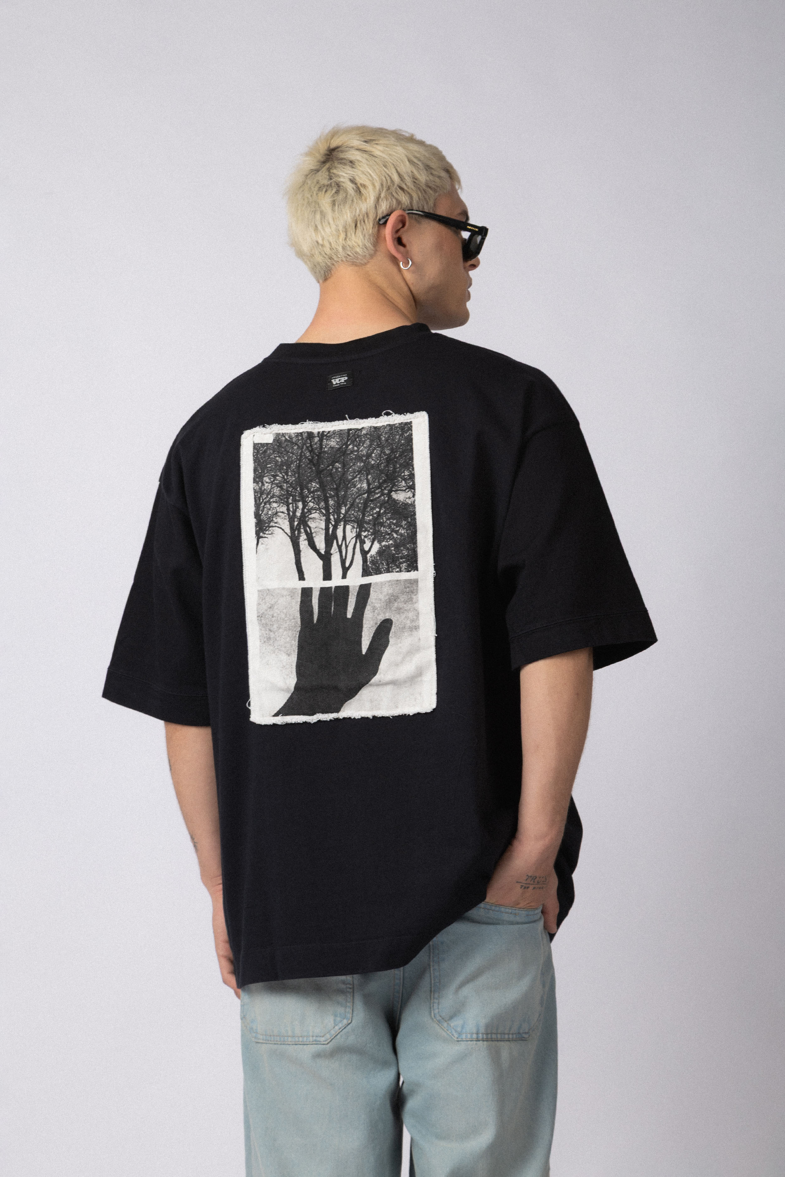 Remera Over GR Connect Negra