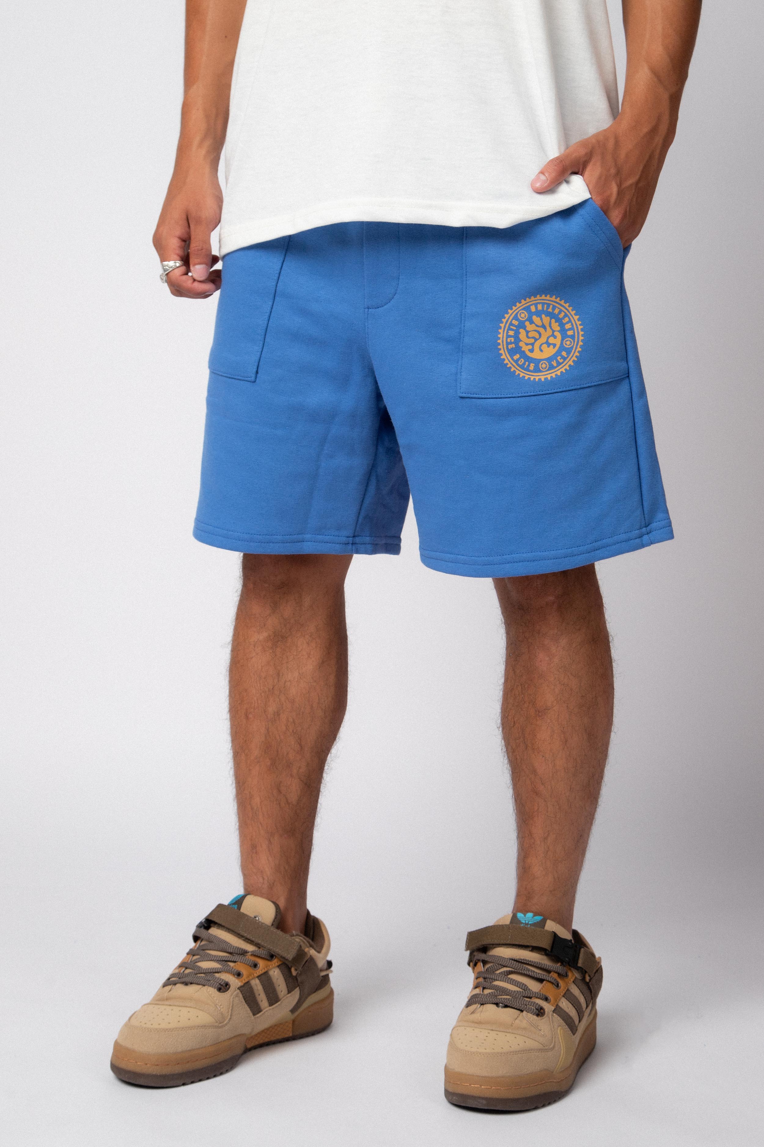 Bermuda Algodon Maria Coral Azul