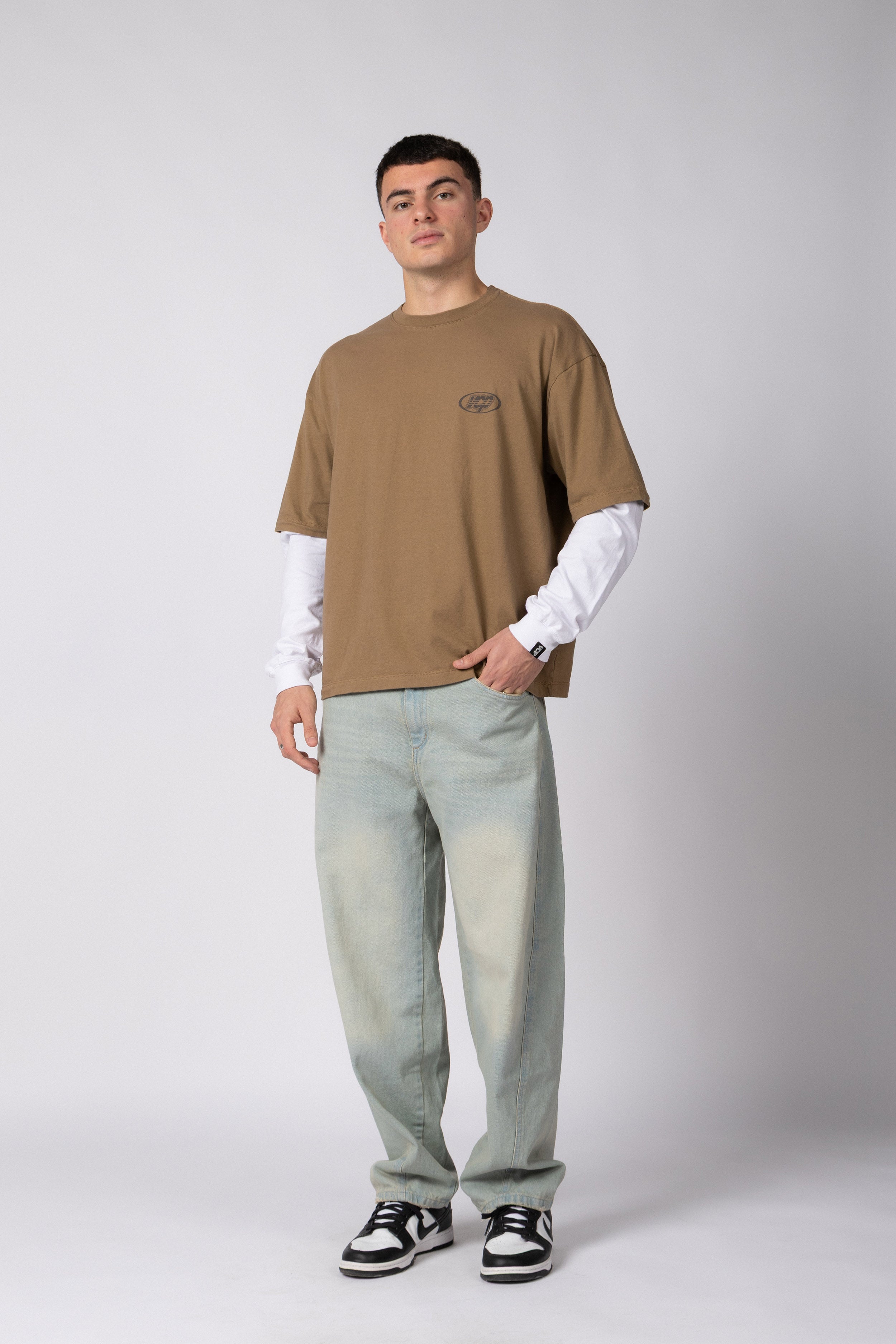 Remera Manga Larga DBLE Create Moka
