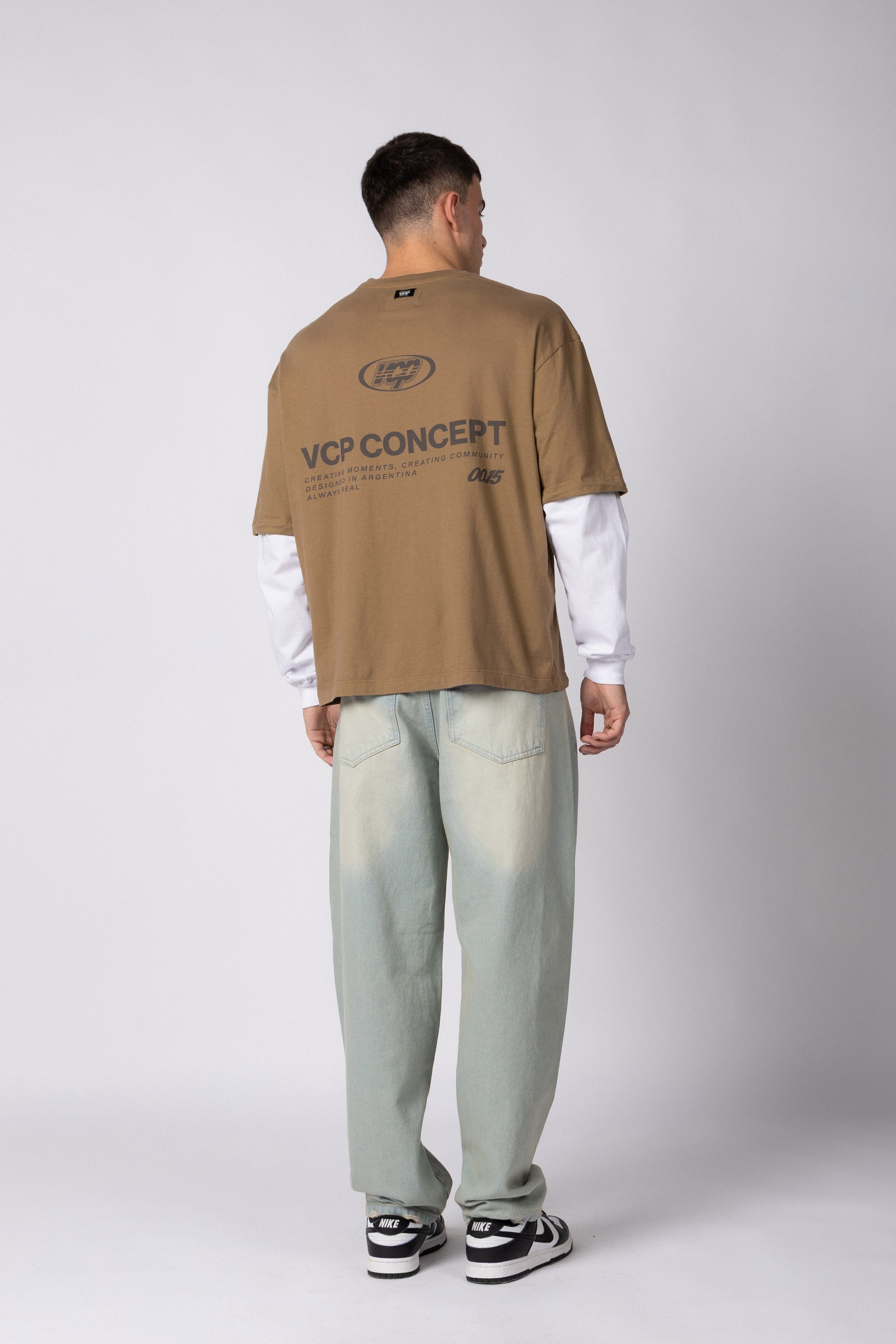 Remera Manga Larga DBLE Create Moka