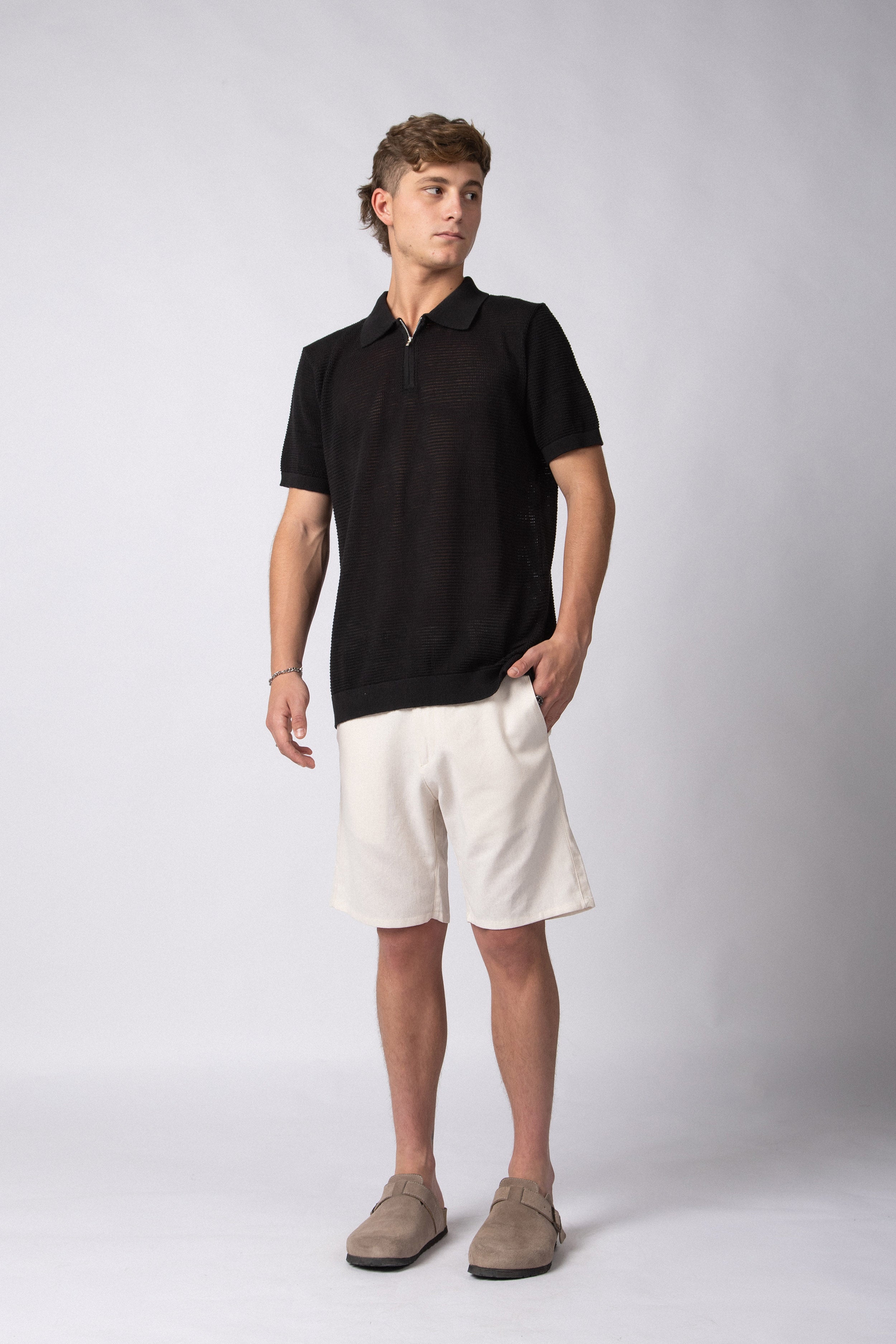 Bermuda Lino Rex Crudo