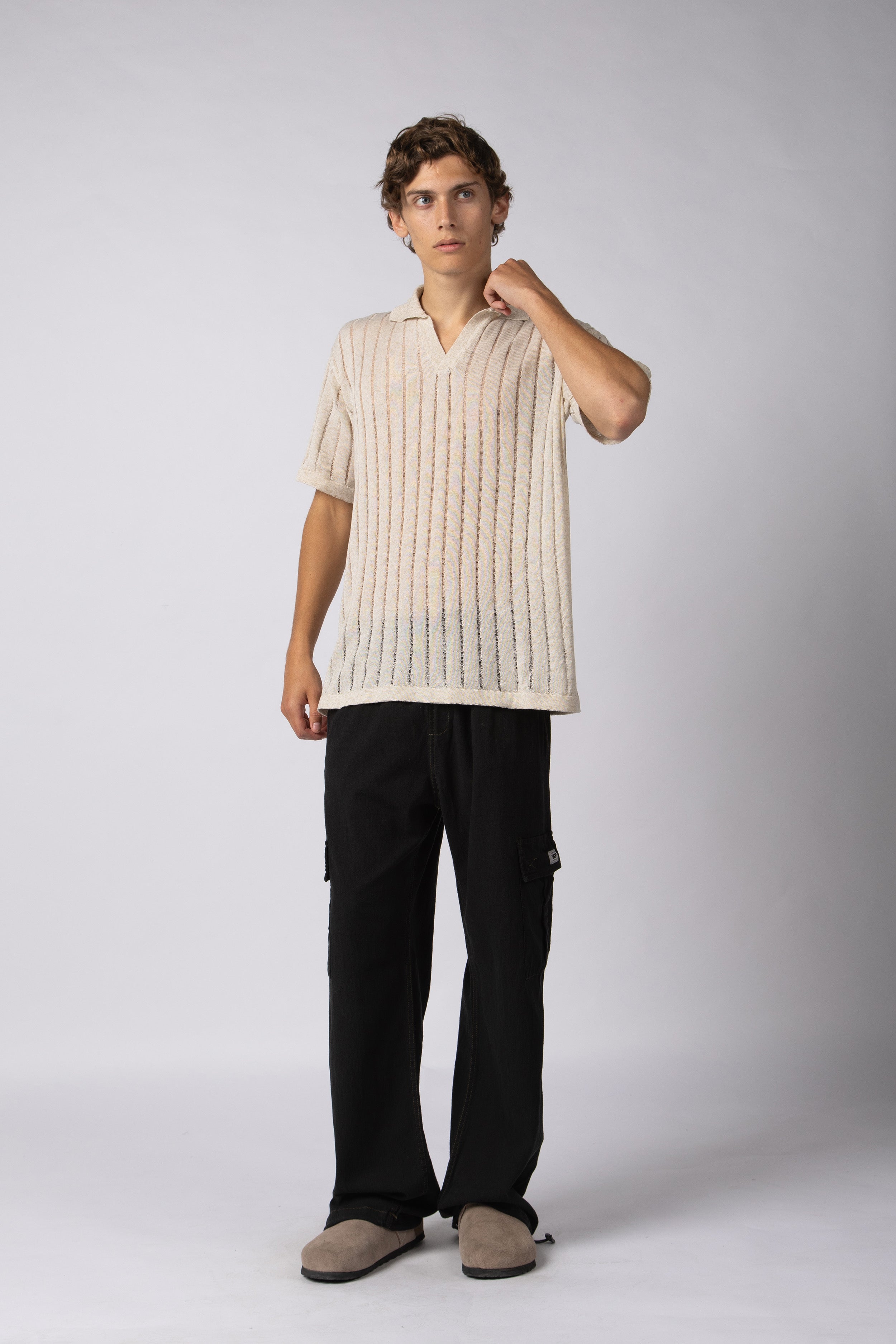 Chomba Tejida Mova Crudo