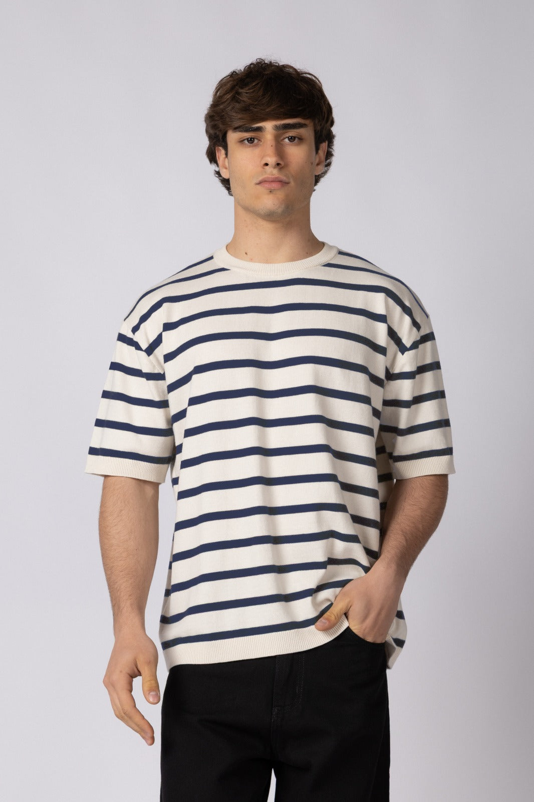 Remera Tejida Kross Crudo