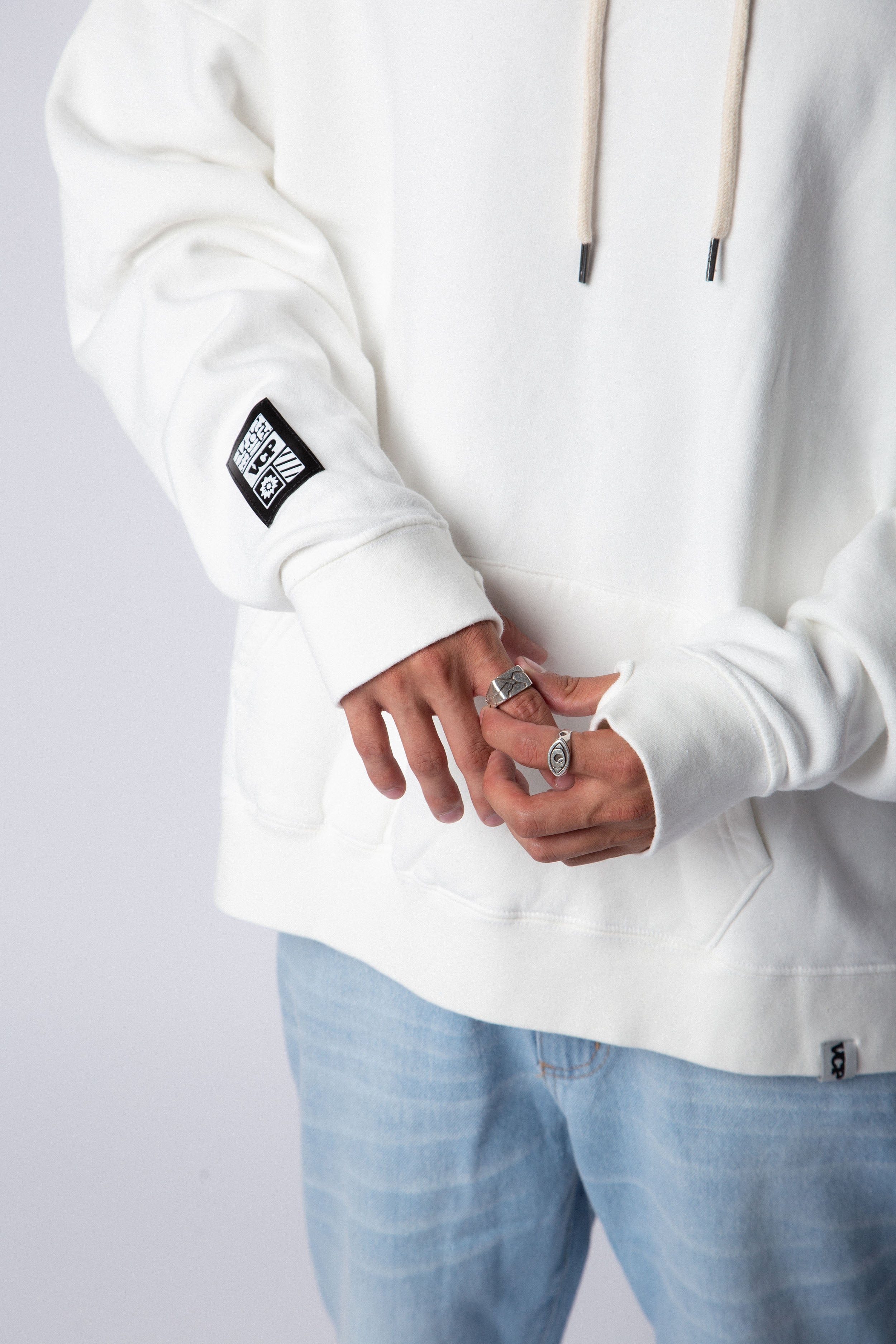 Buzo Canguro Over Regh Crudo