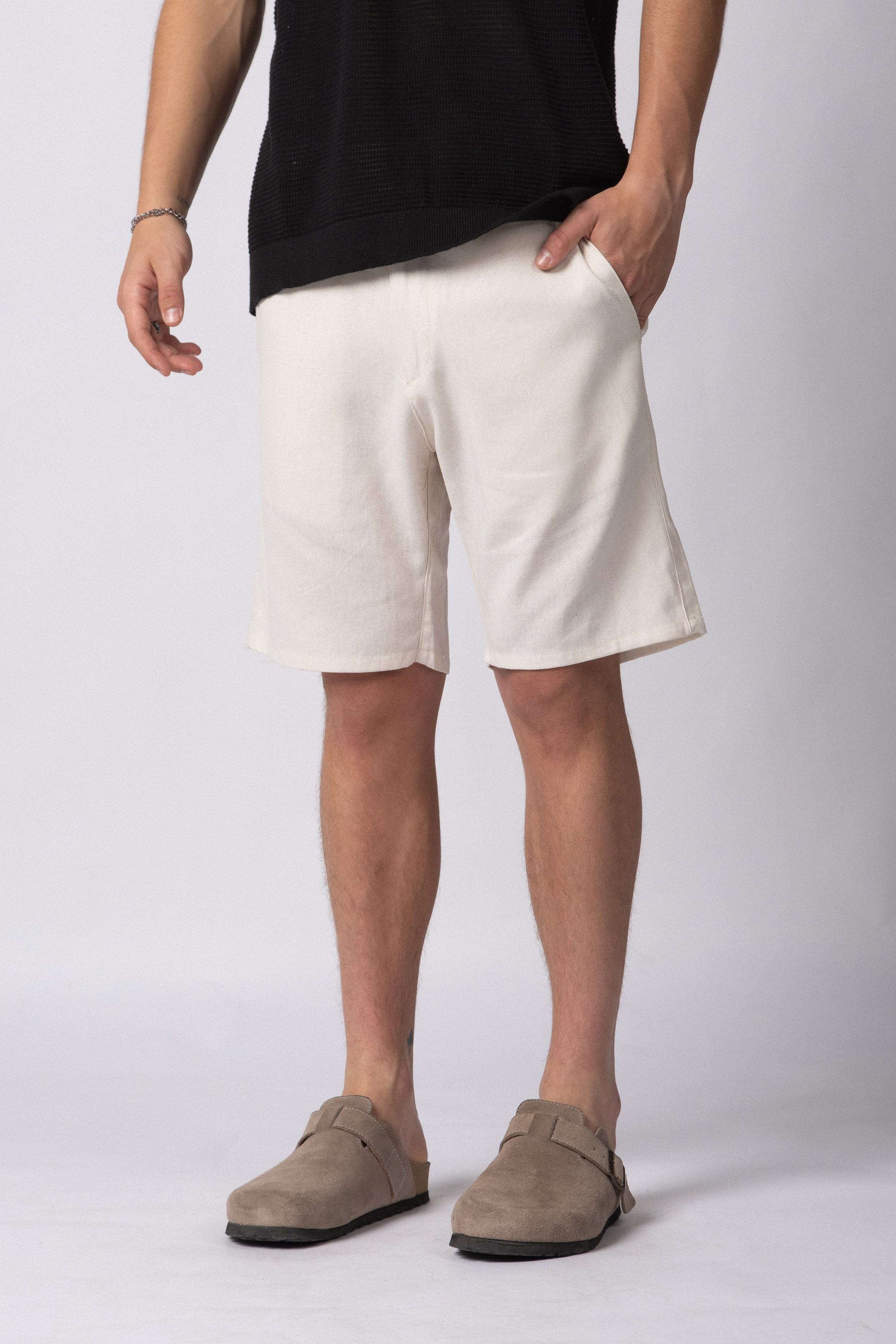 Bermuda Lino Rex Crudo