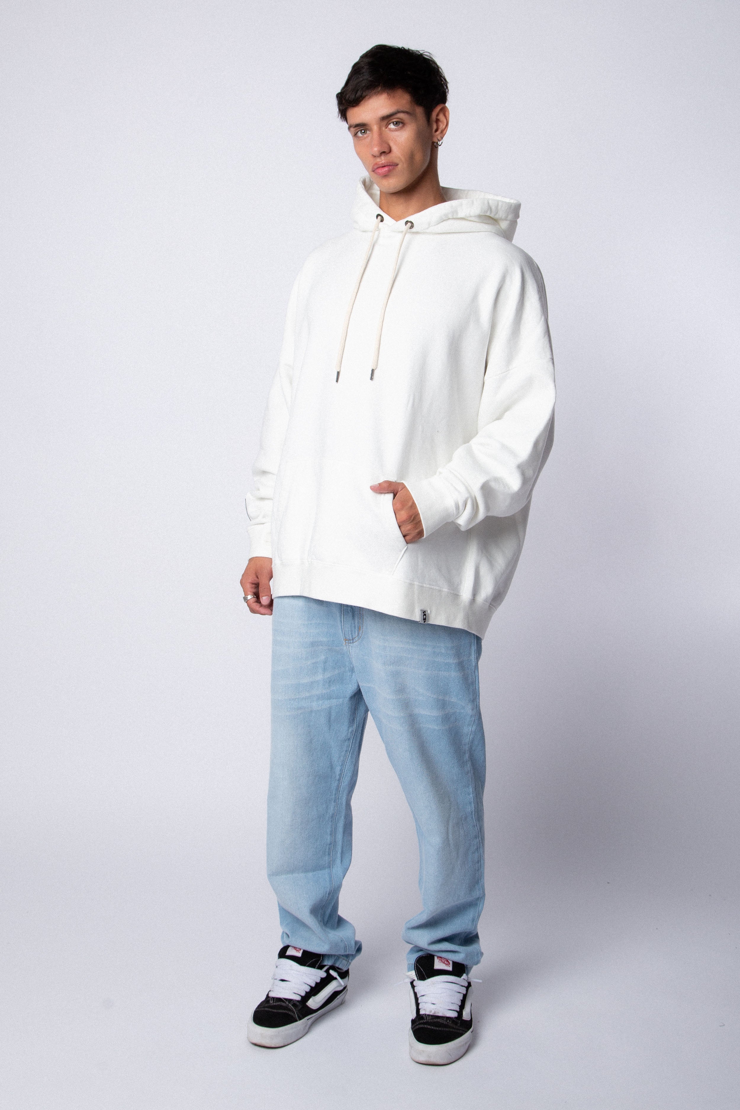 Buzo Canguro Over Regh Crudo