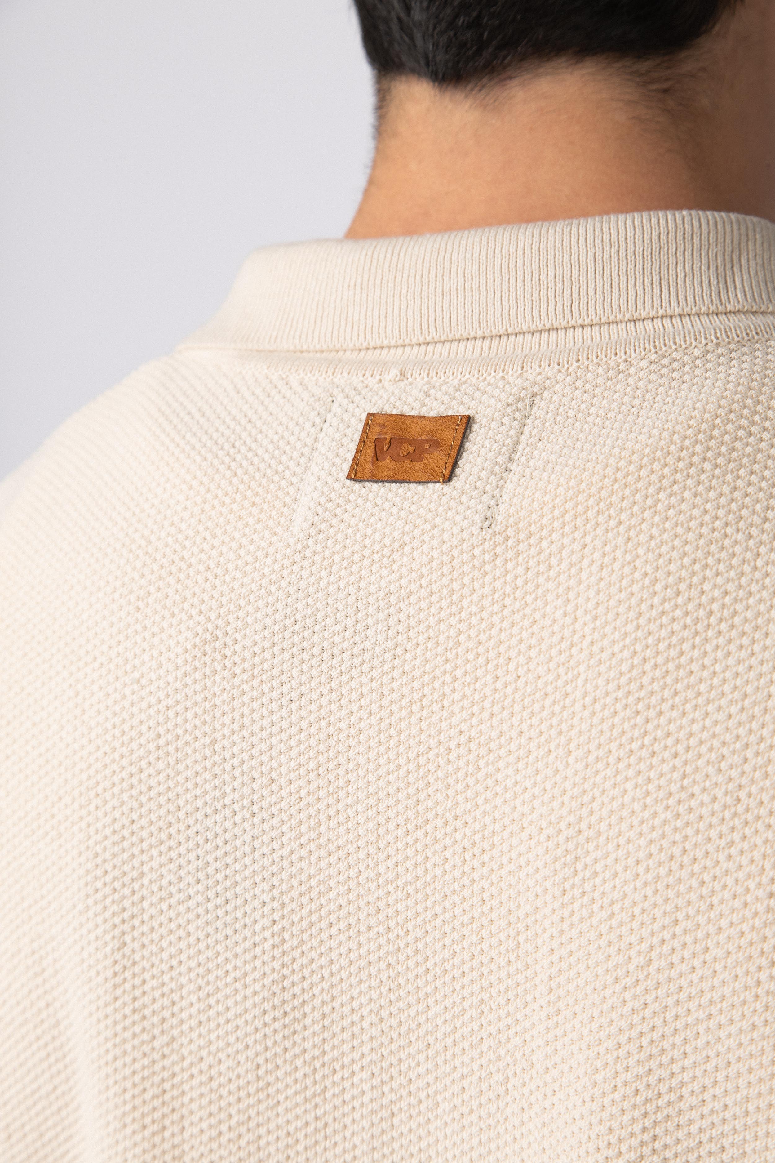 Chomba Tejida Rover Crudo (c/ cierre)