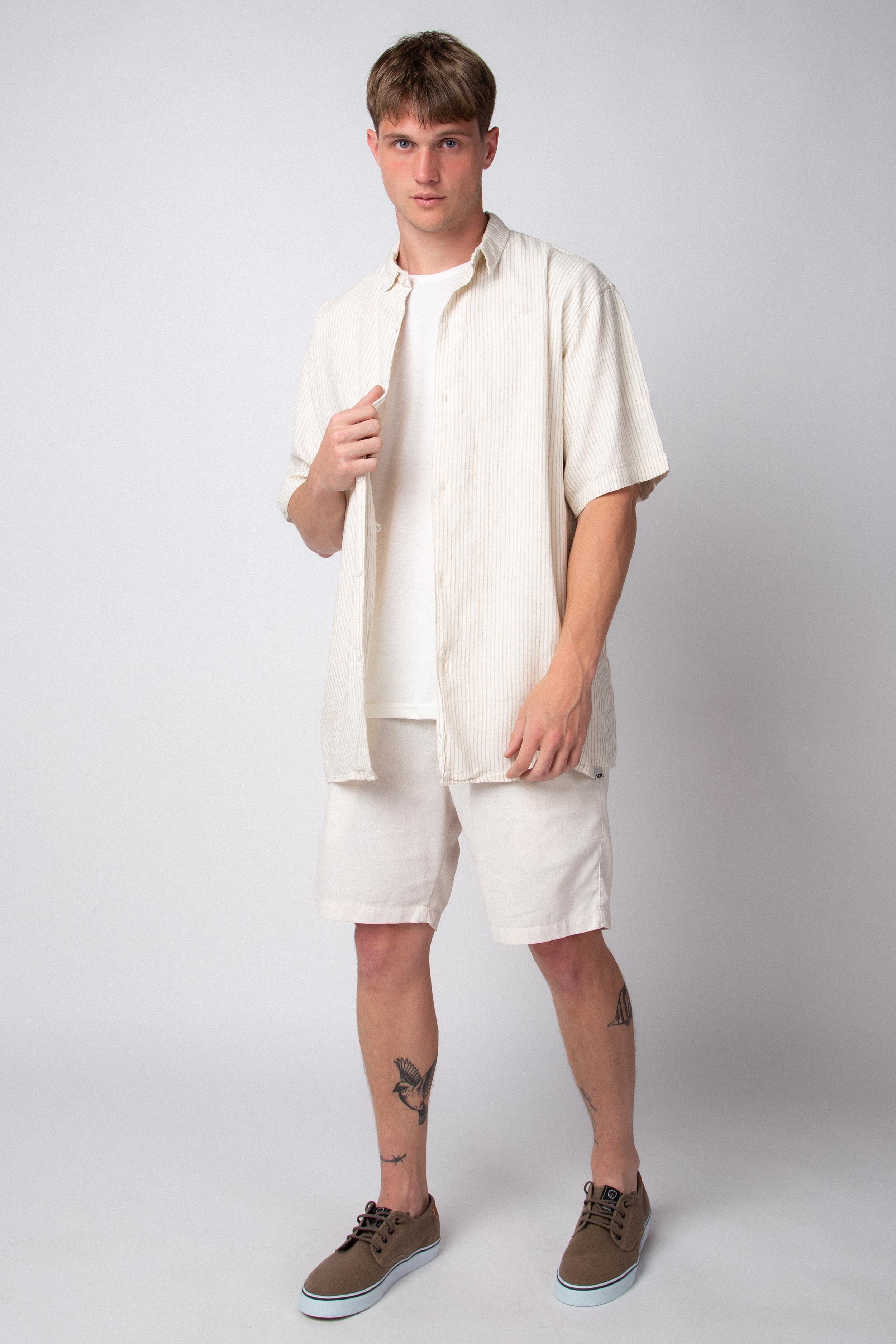 Camisa Manga Corta Noren Crudo