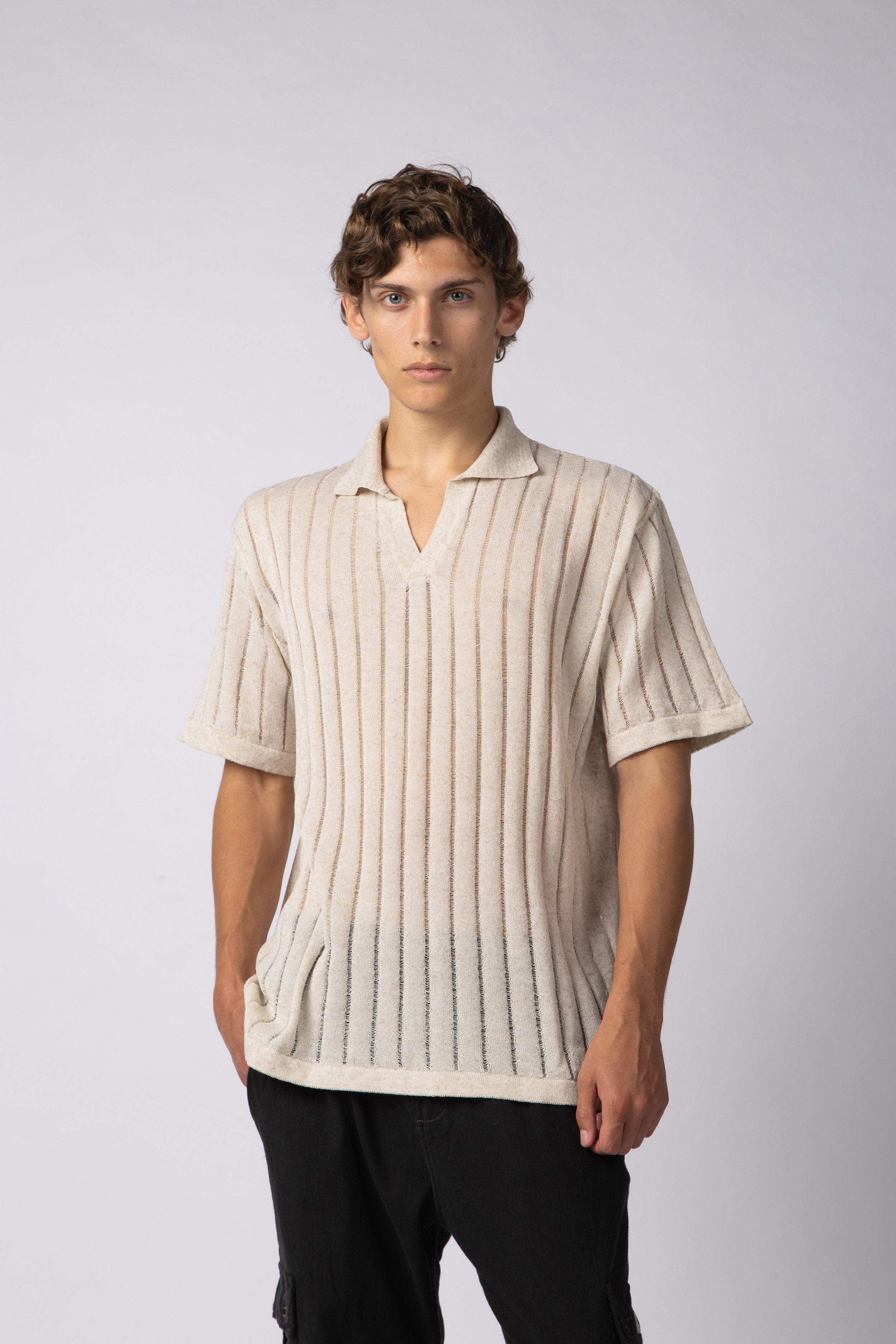 Chomba Tejida Mova Crudo