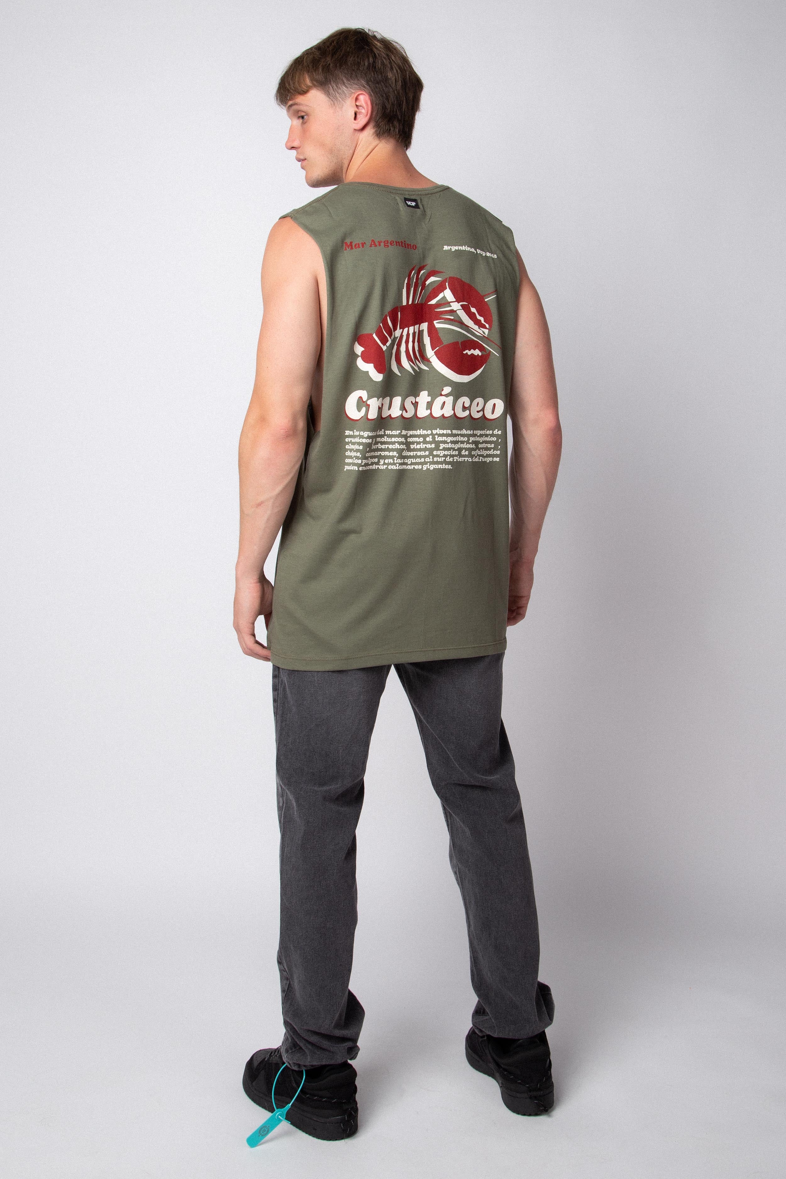 Musculosa Sudadera Crustaceo Militar