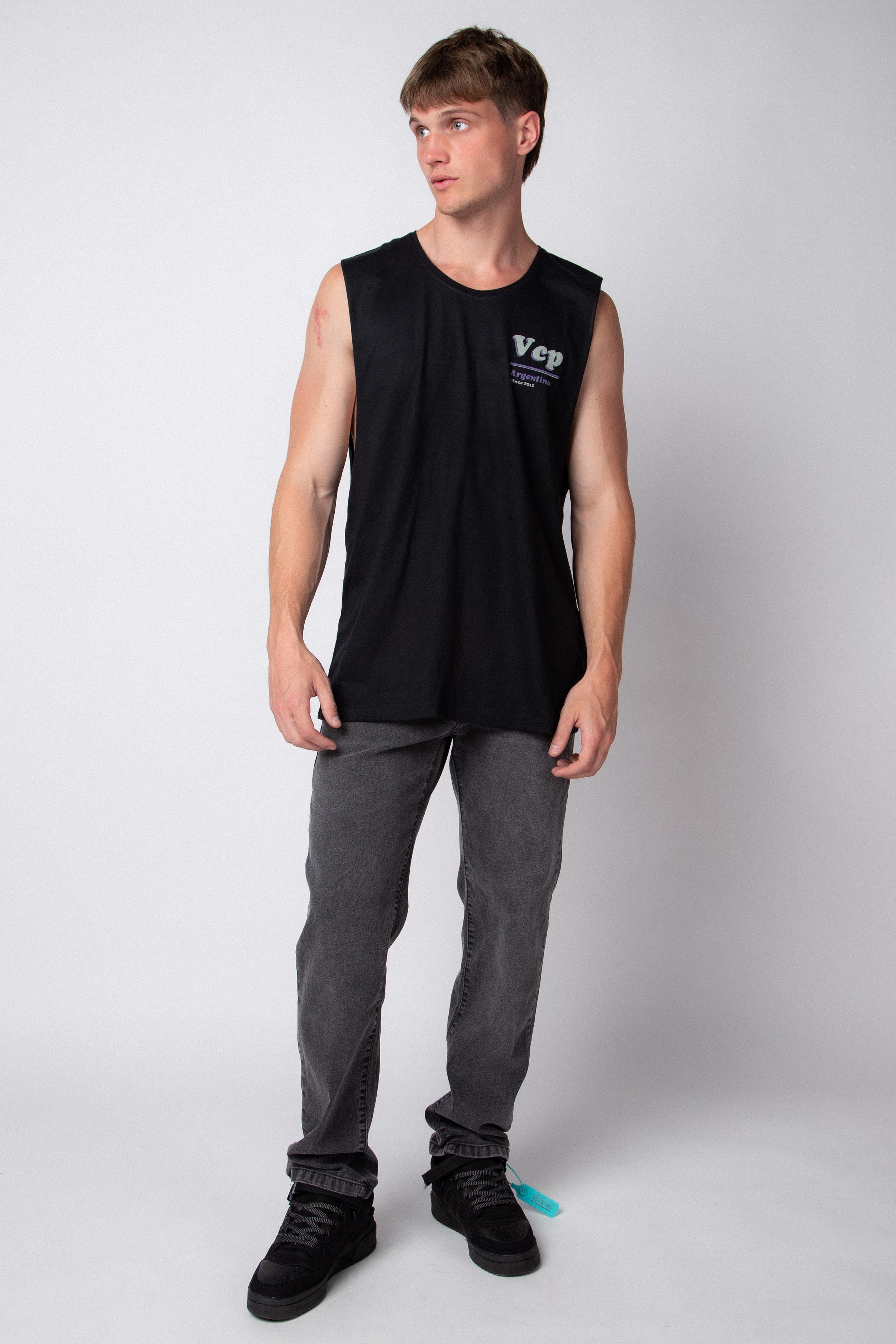 Musculosa Sudadera Crustaceo Negra
