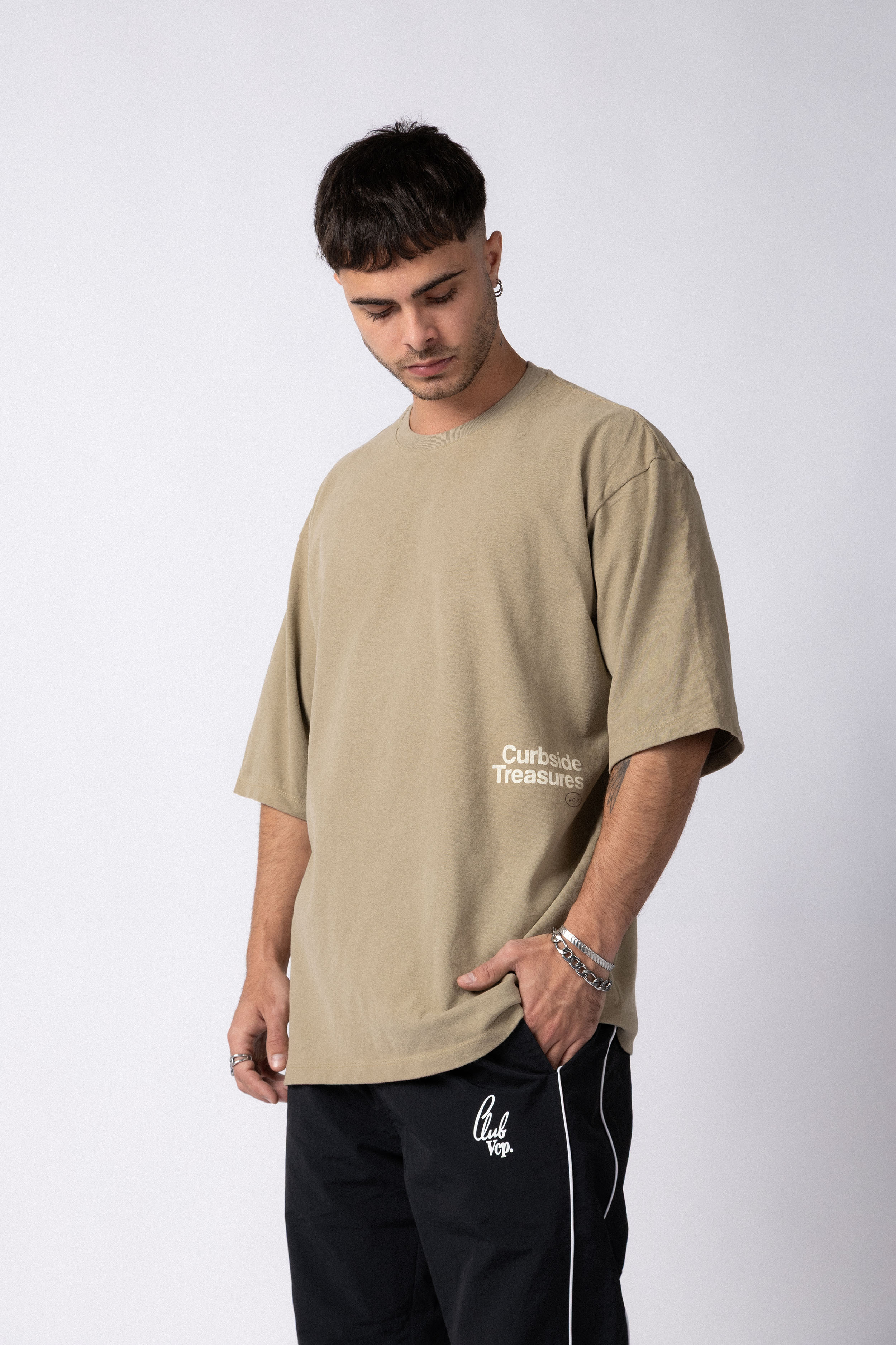 Remera Over Rhy Curbi Beige