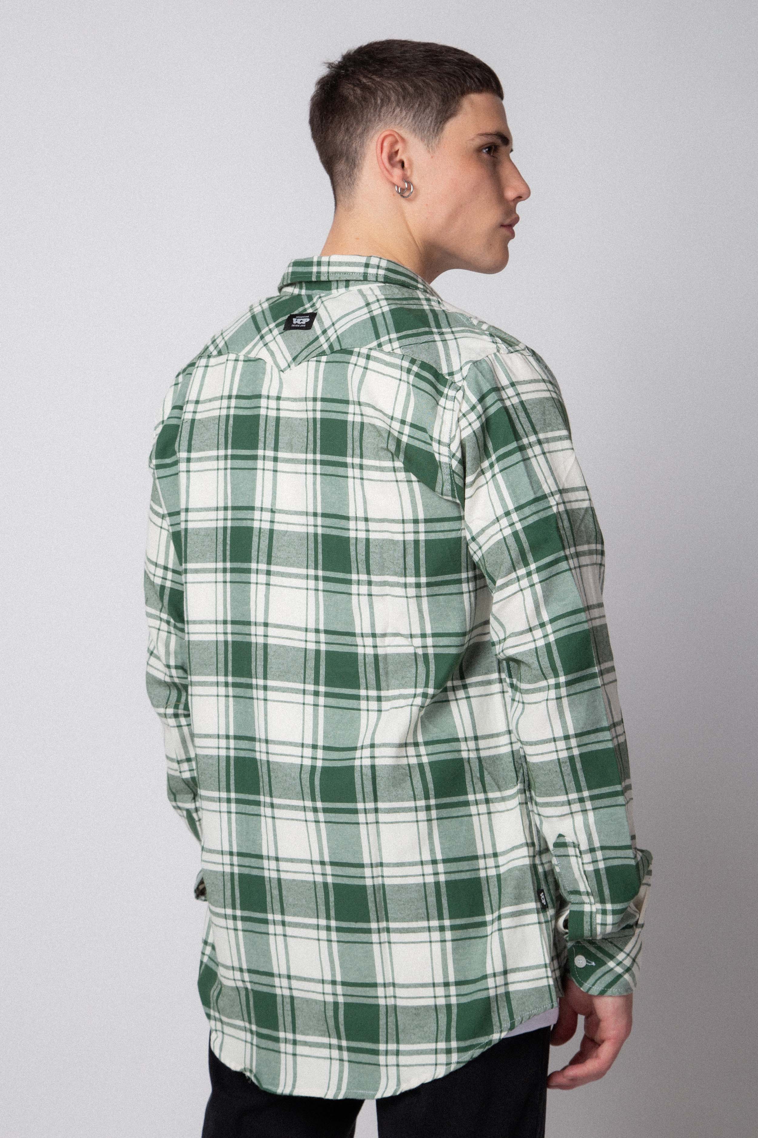 Camisa Holland Verde Cuadrille