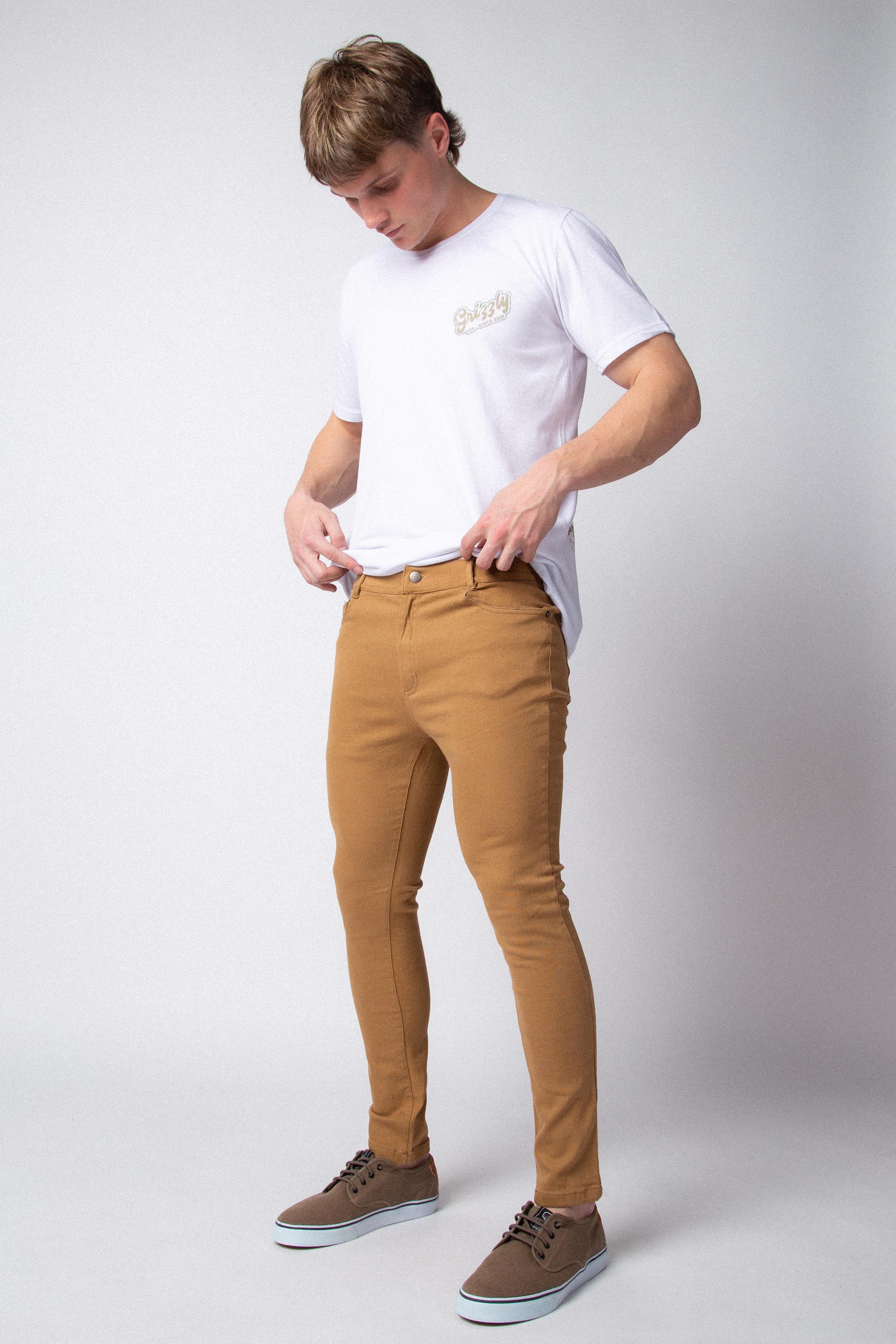 Pantalón Gabardina Camel