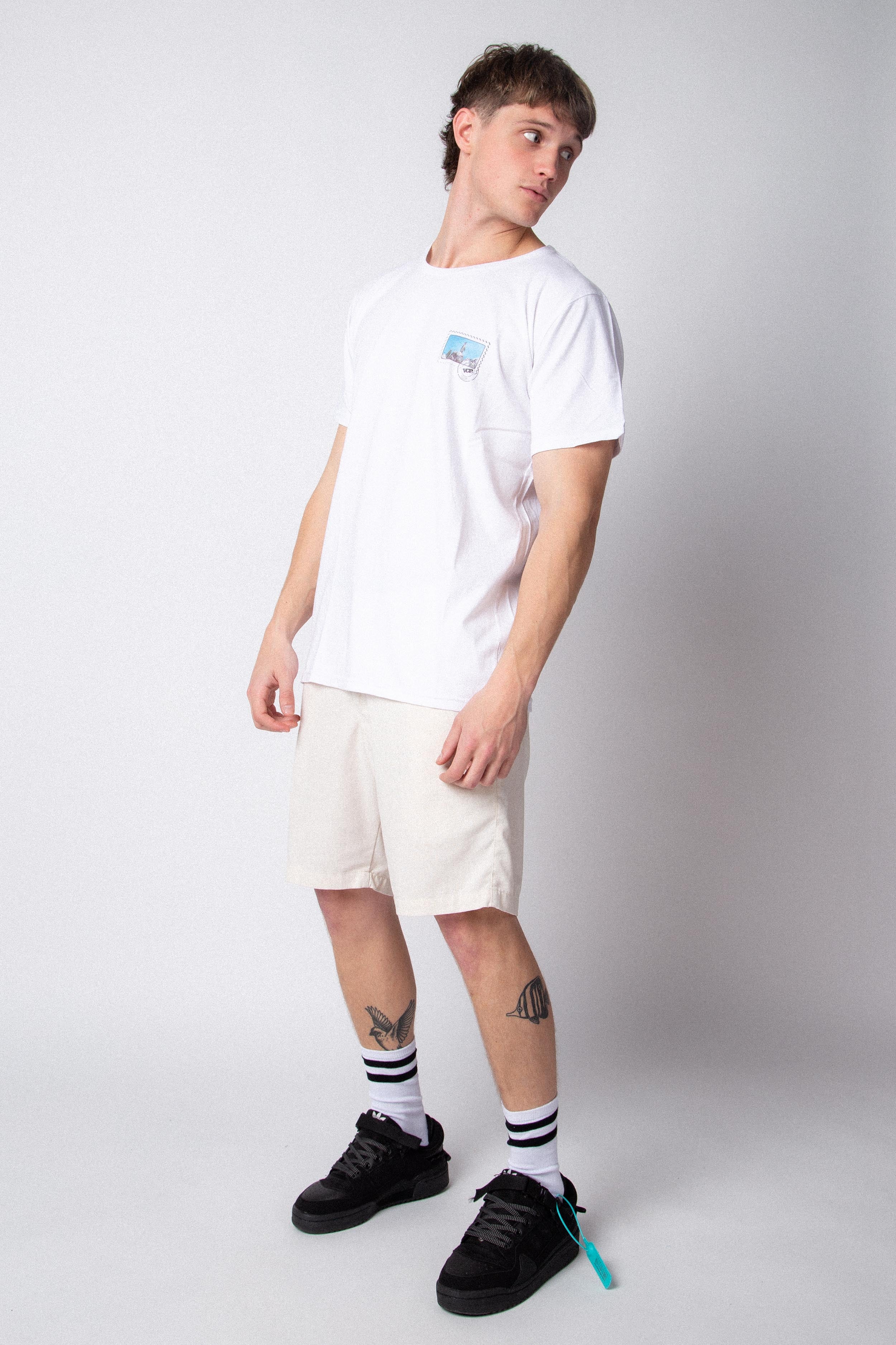 Remera AG Pinguino Blanca