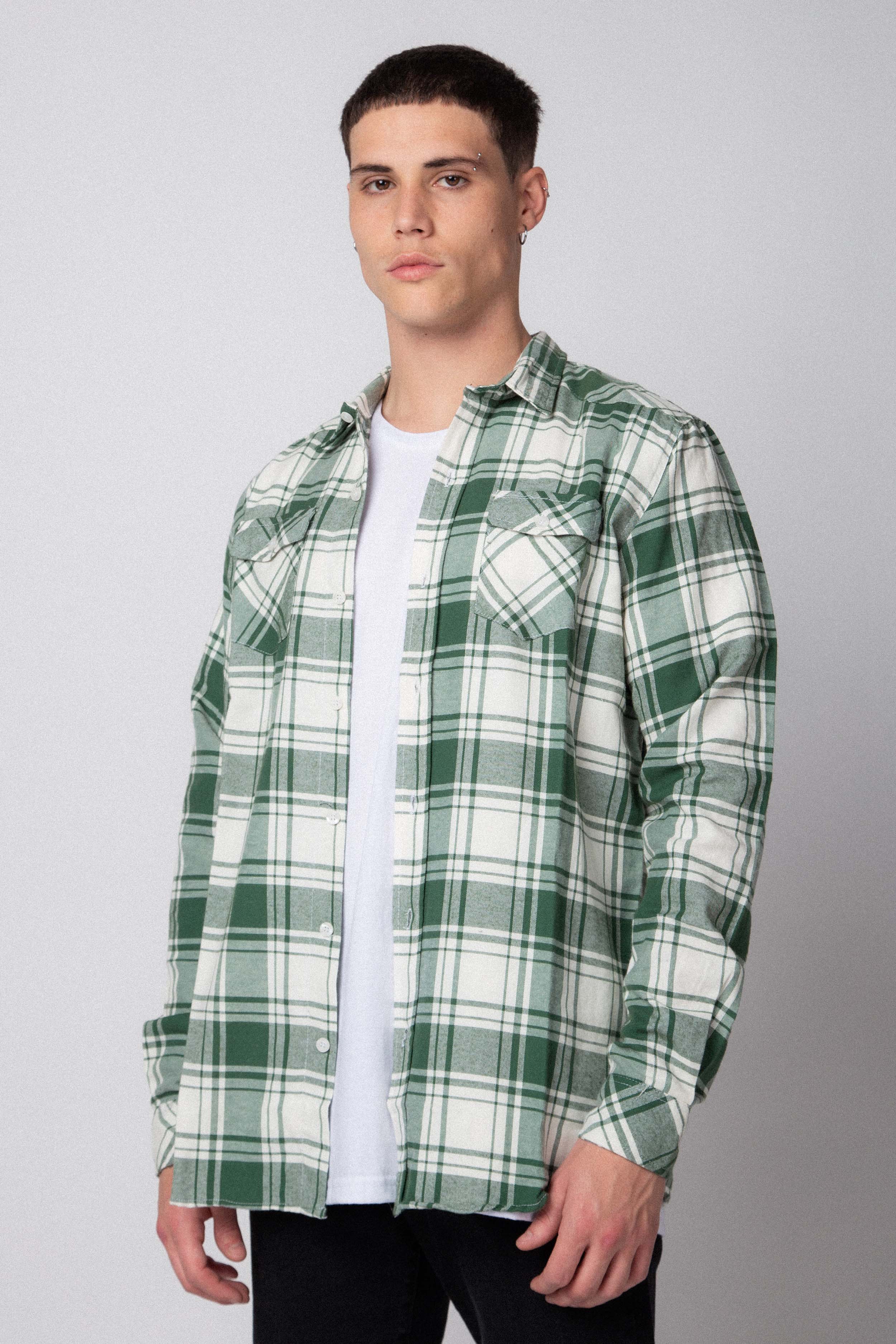 Camisa Holland Verde Cuadrille