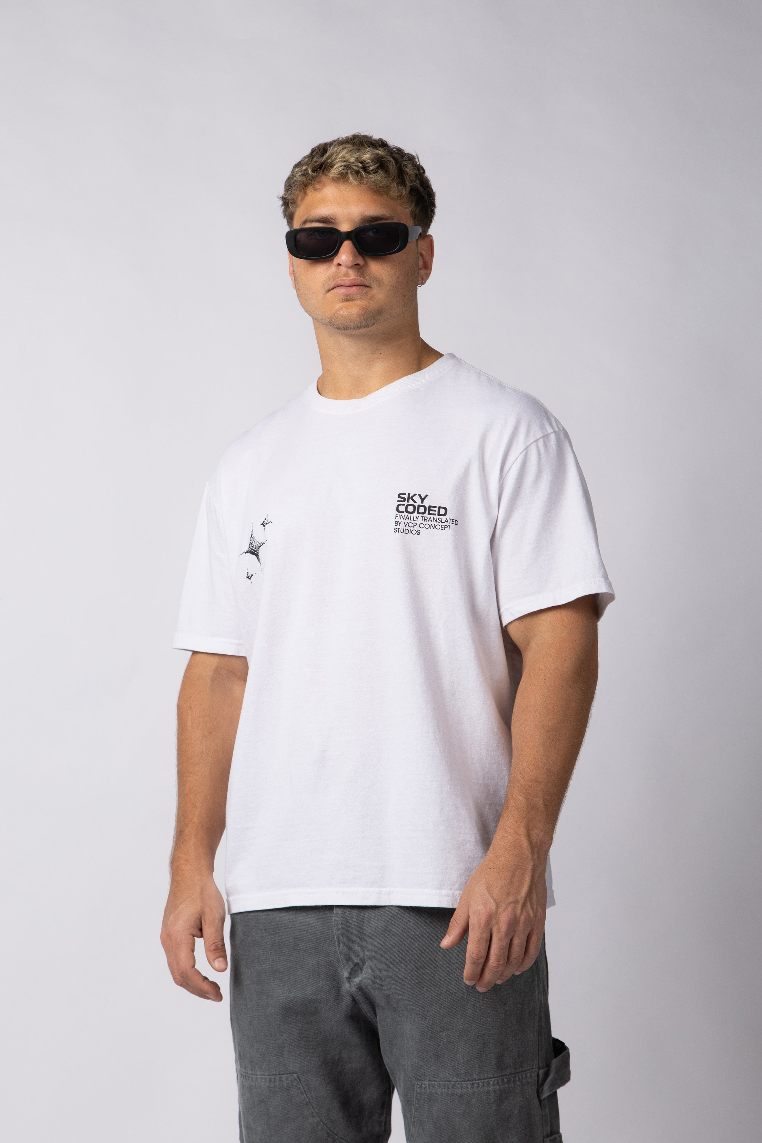 Remera RGL Decoded Blanca