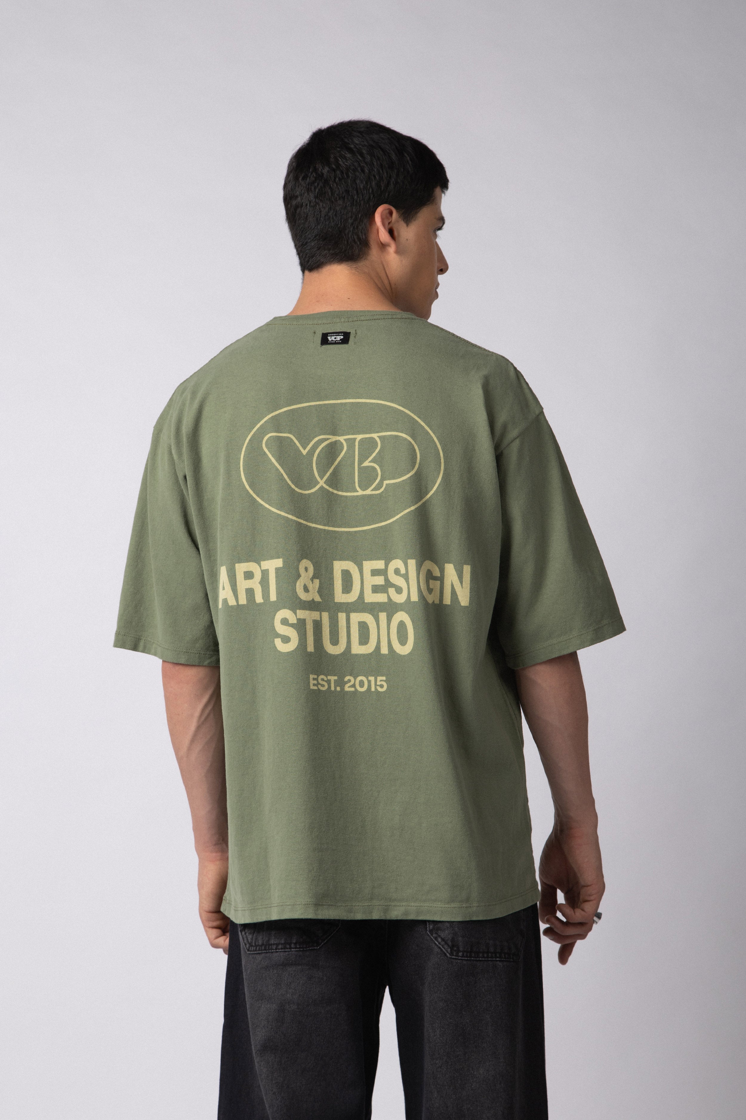 Remera Over Rhy Design Militar