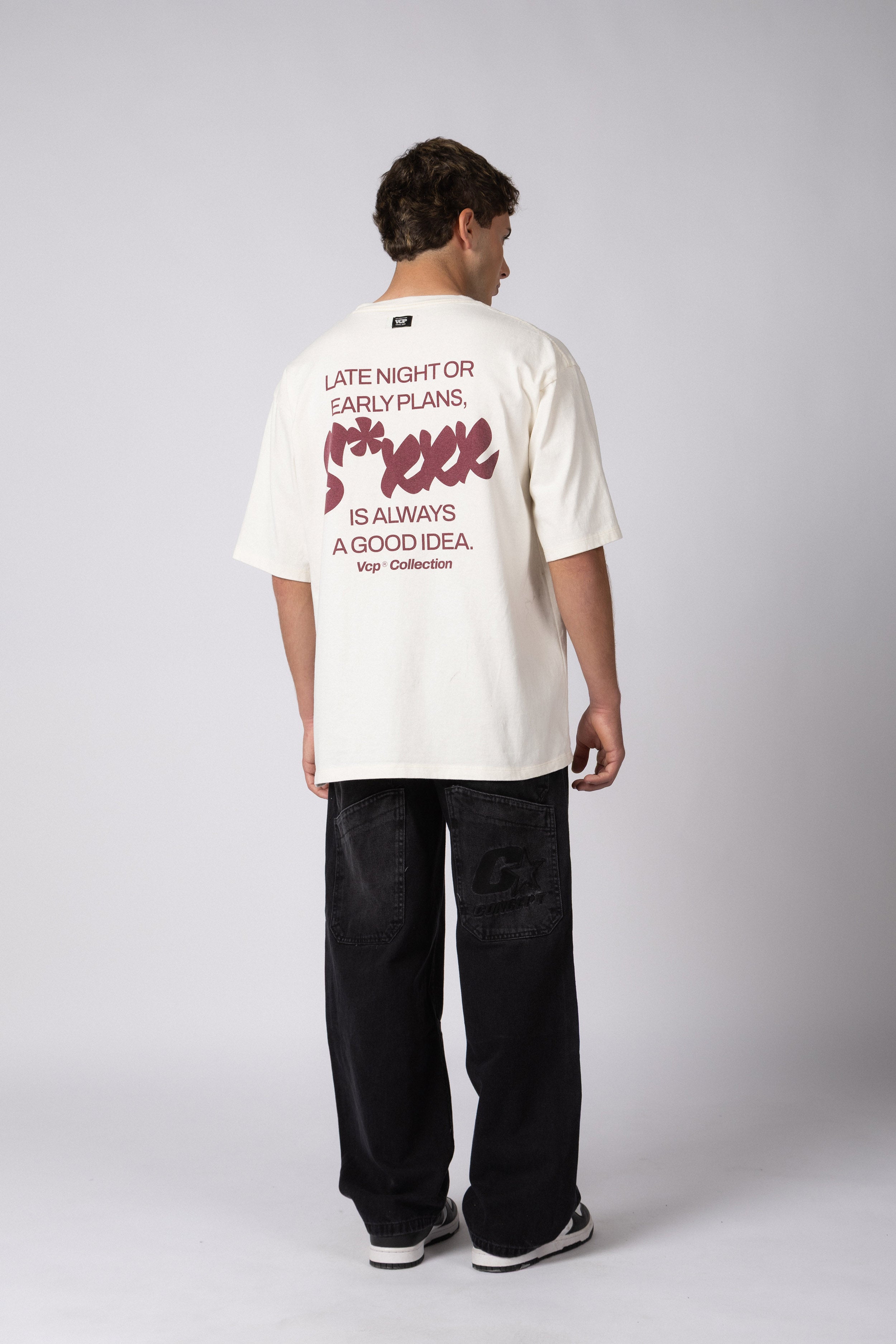 Remera Over Rhy Desire Crudo