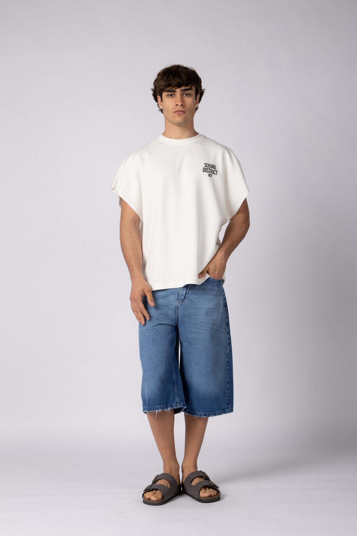 Sudadera SQ District Crudo
