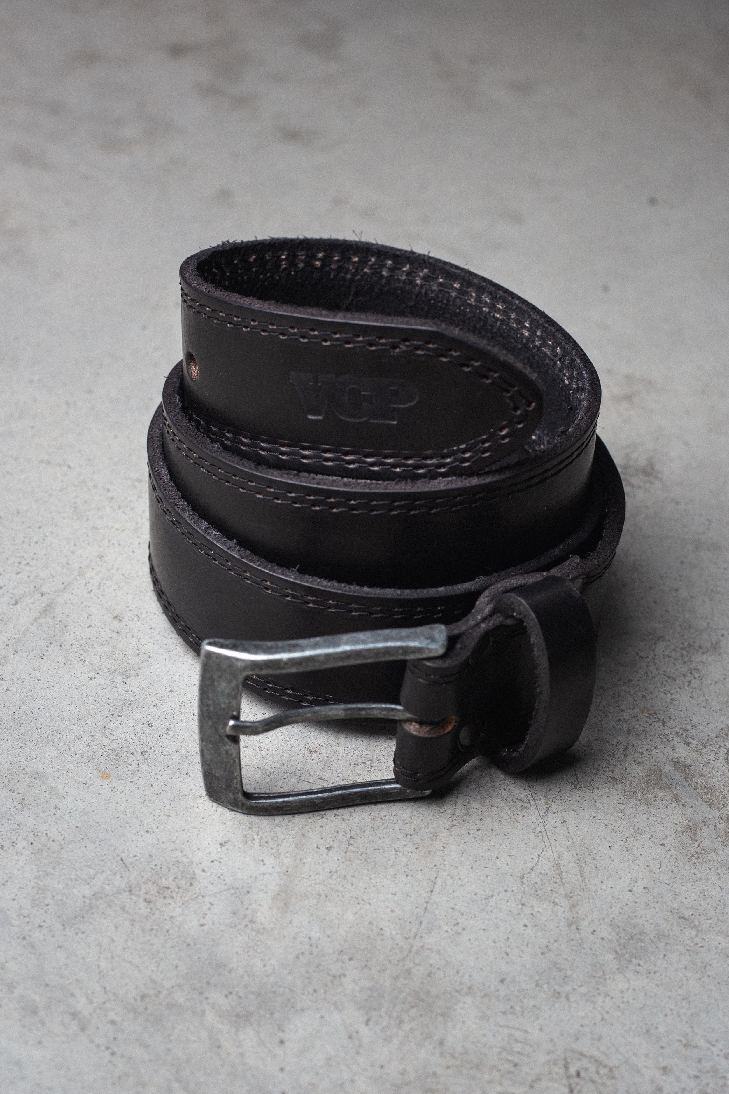 Cinturon VCP Doble Costura Negro Mate