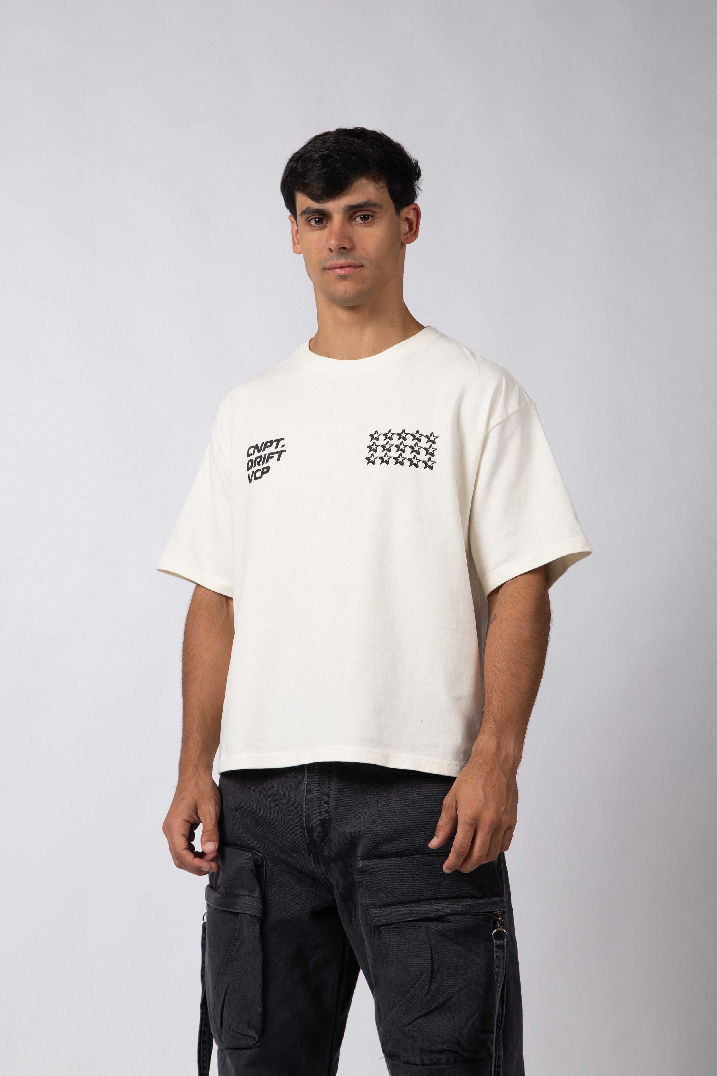 Remera Boxy Drift Crudo