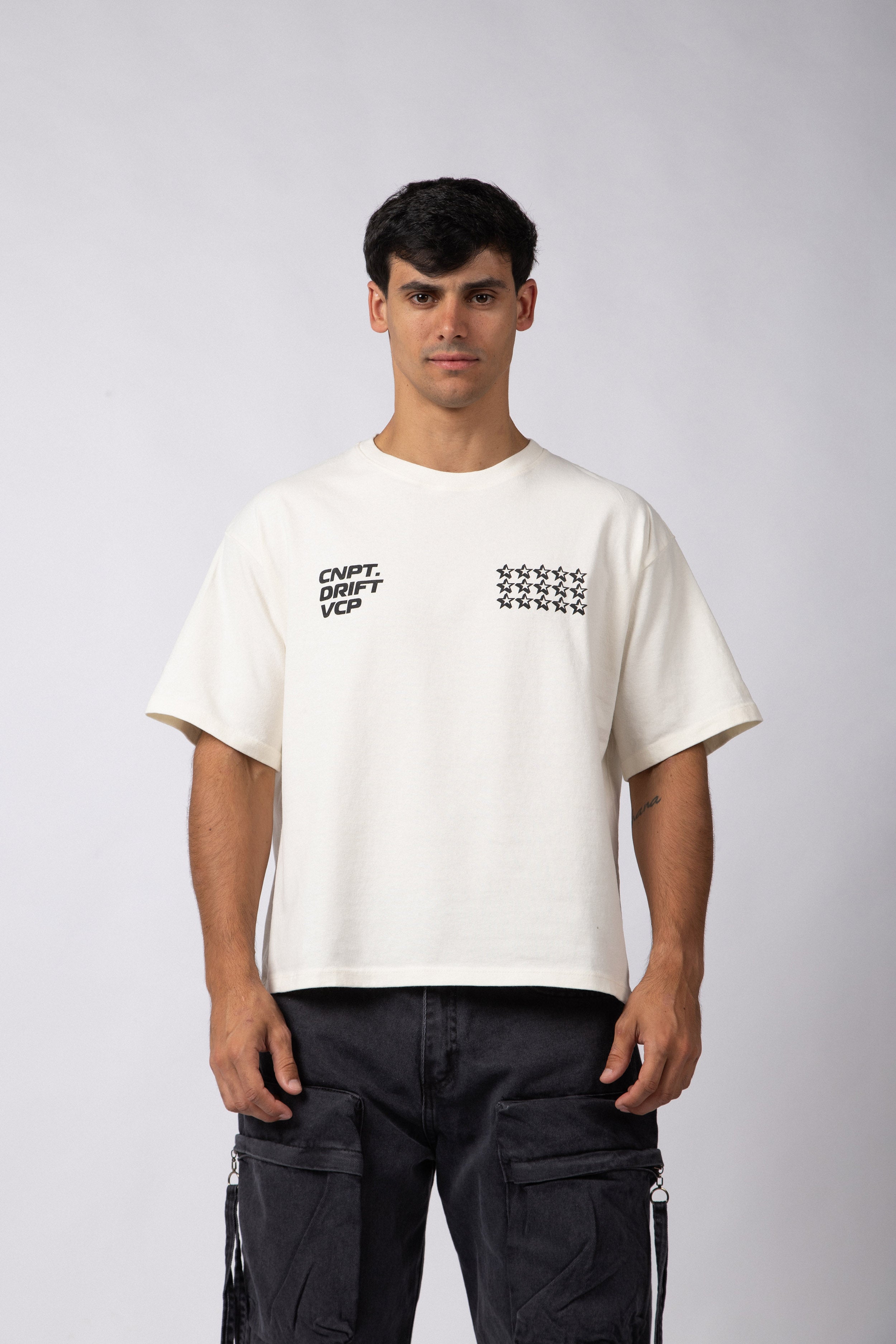 Remera Boxy Drift Crudo