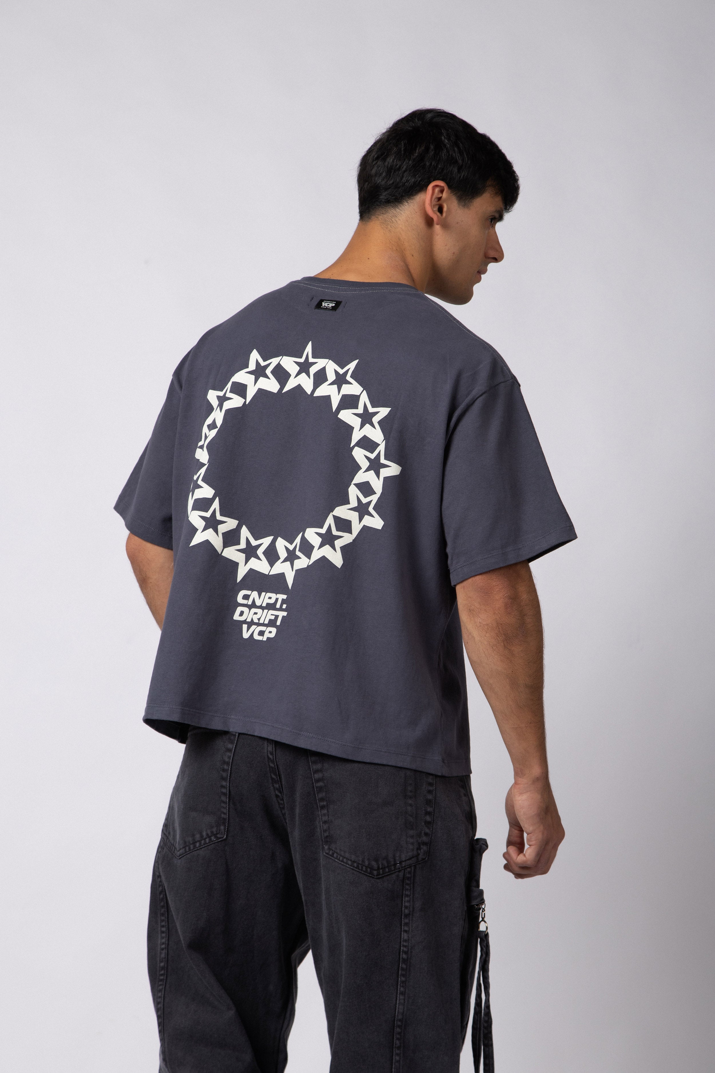 Remera Boxy Drift Navy