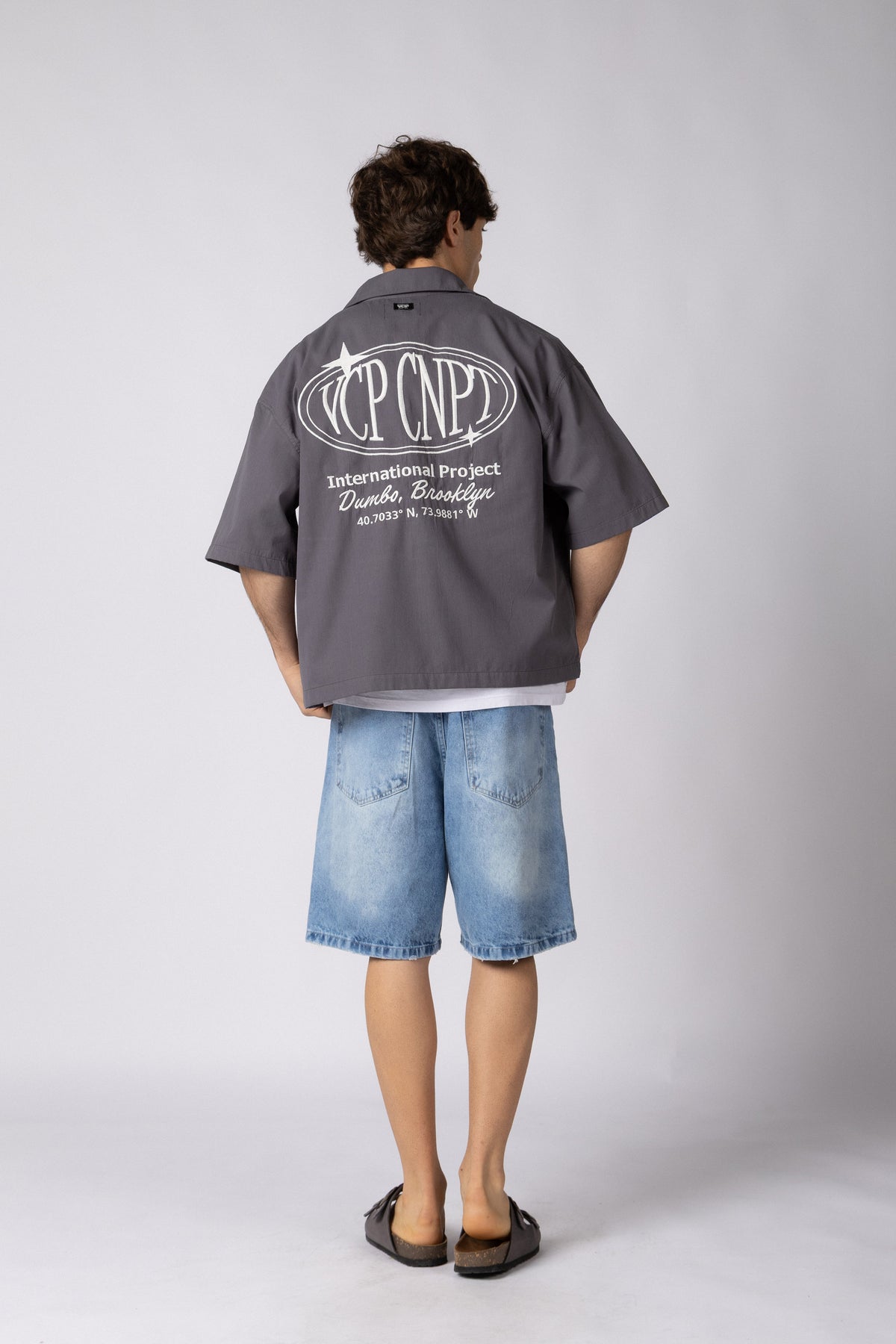 Camisa Manga Corta Kye Dumbo Gris