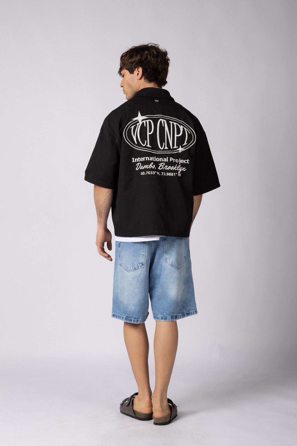 Camisa Manga Corta Kye Dumbo Negra