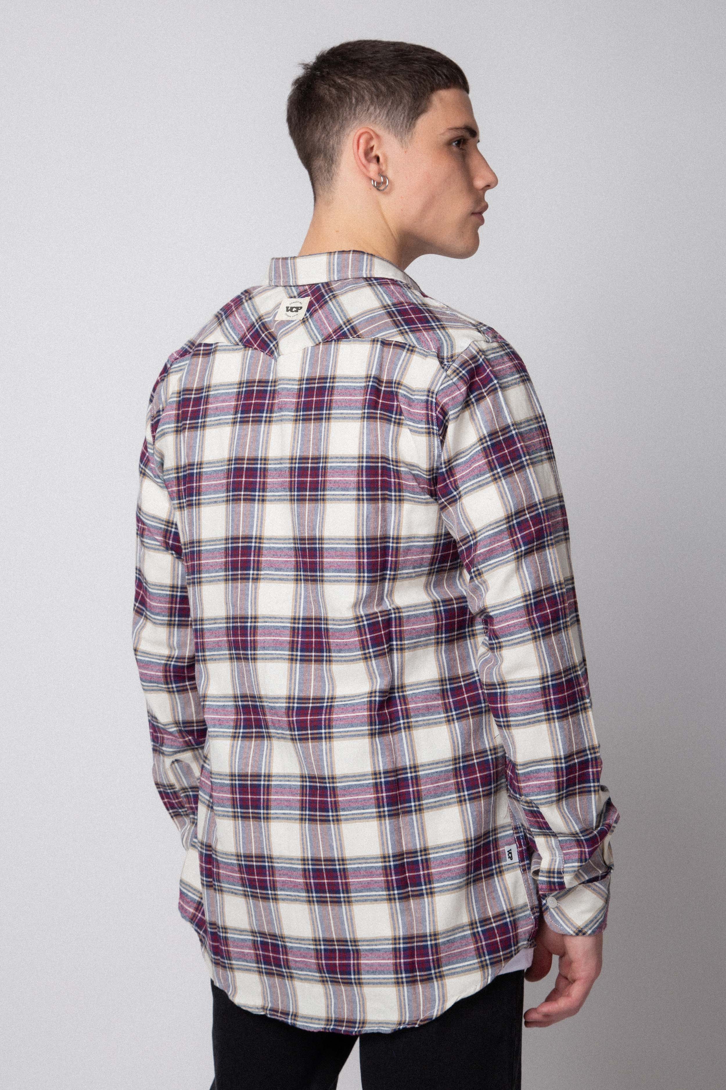 Camisa Holland Morado Cuadrille
