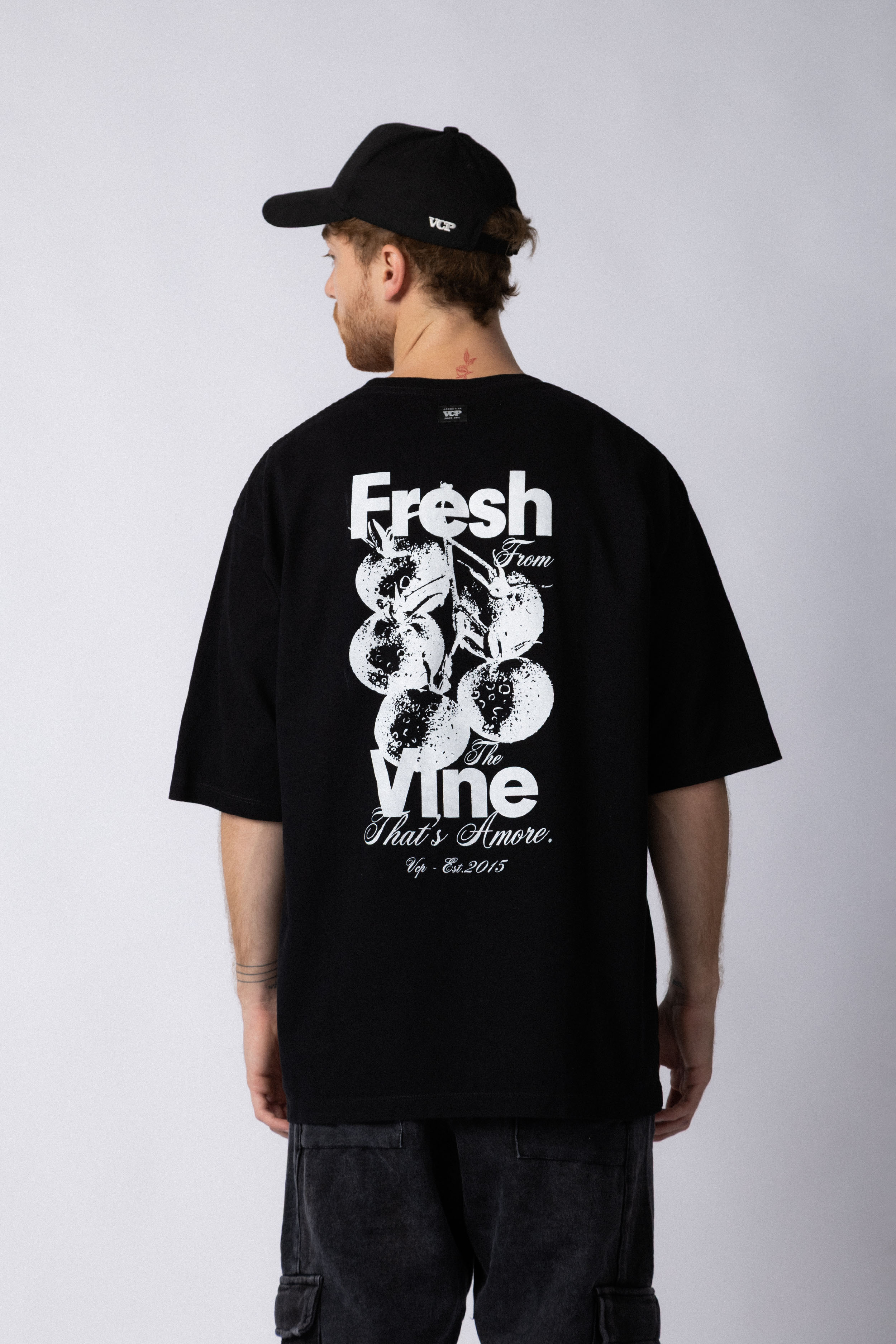 Remera Over Rhy Fresh Negra