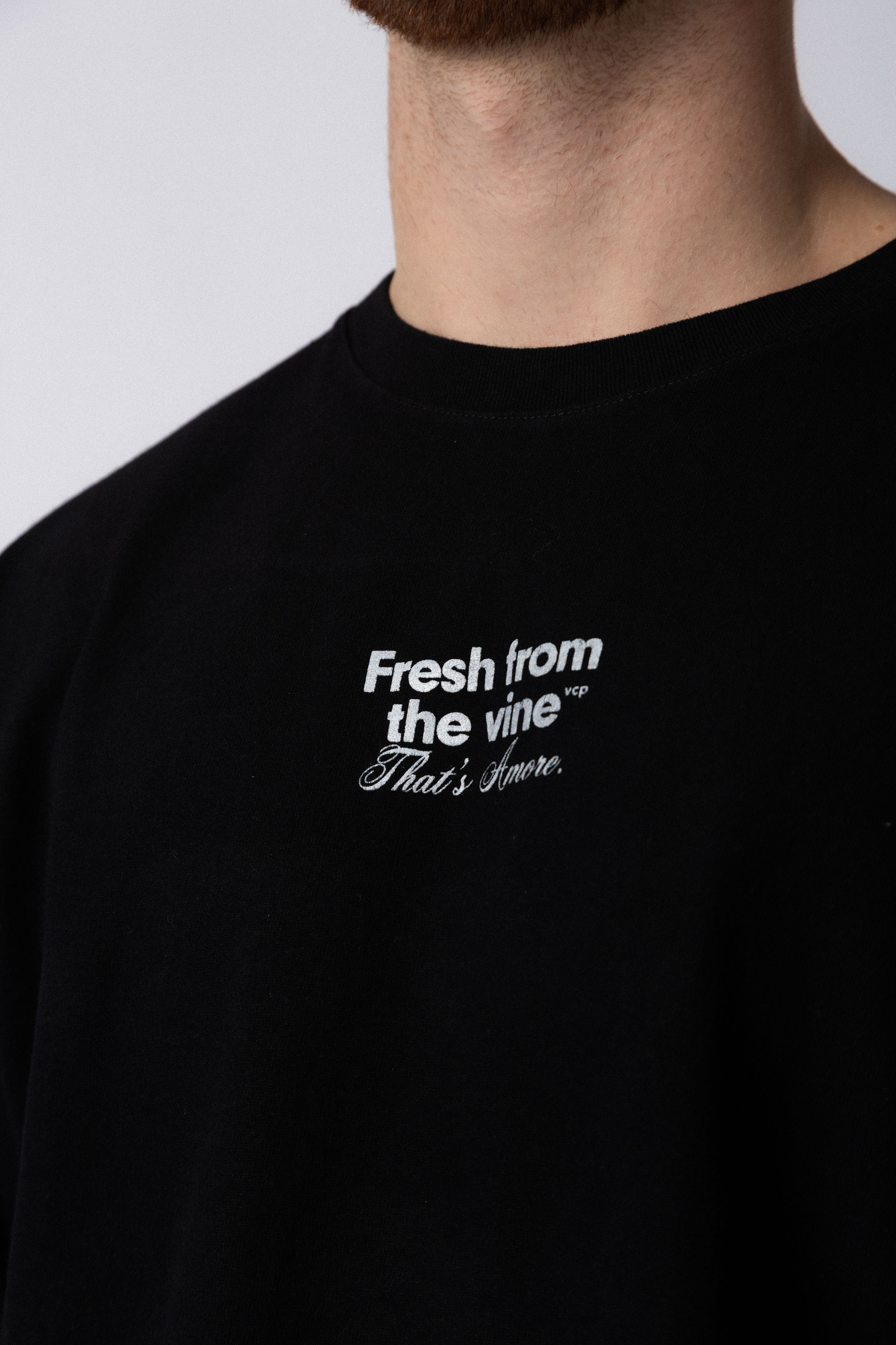 Remera Over Rhy Fresh Negra