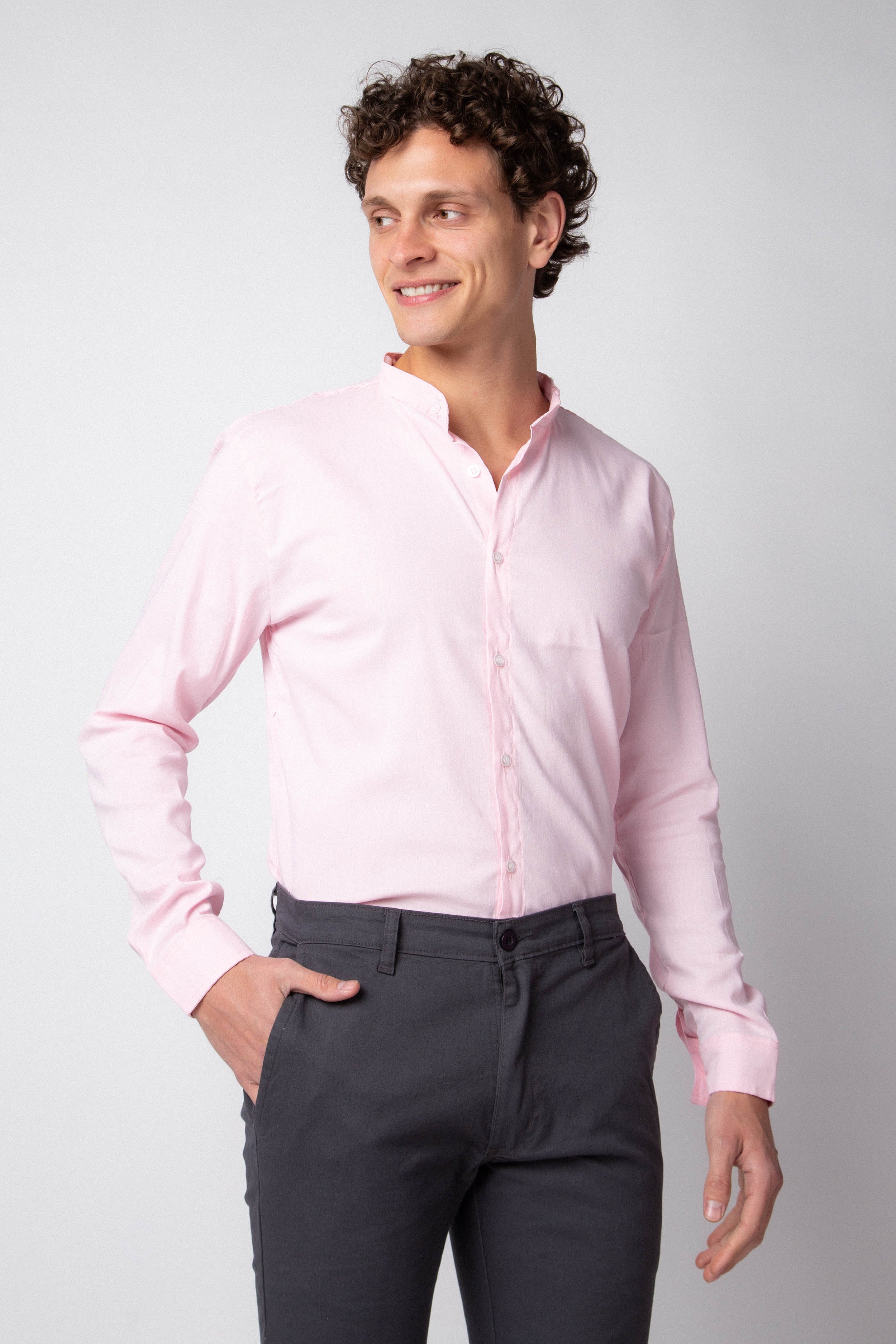 Camisa Manga Larga Mao Rosa